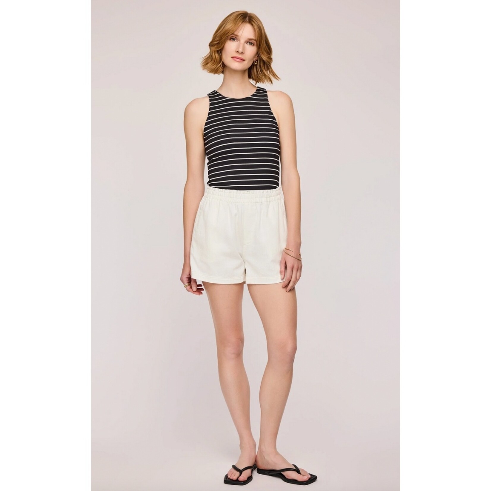 Gentle Fawn Eton Stiped Tank - Black