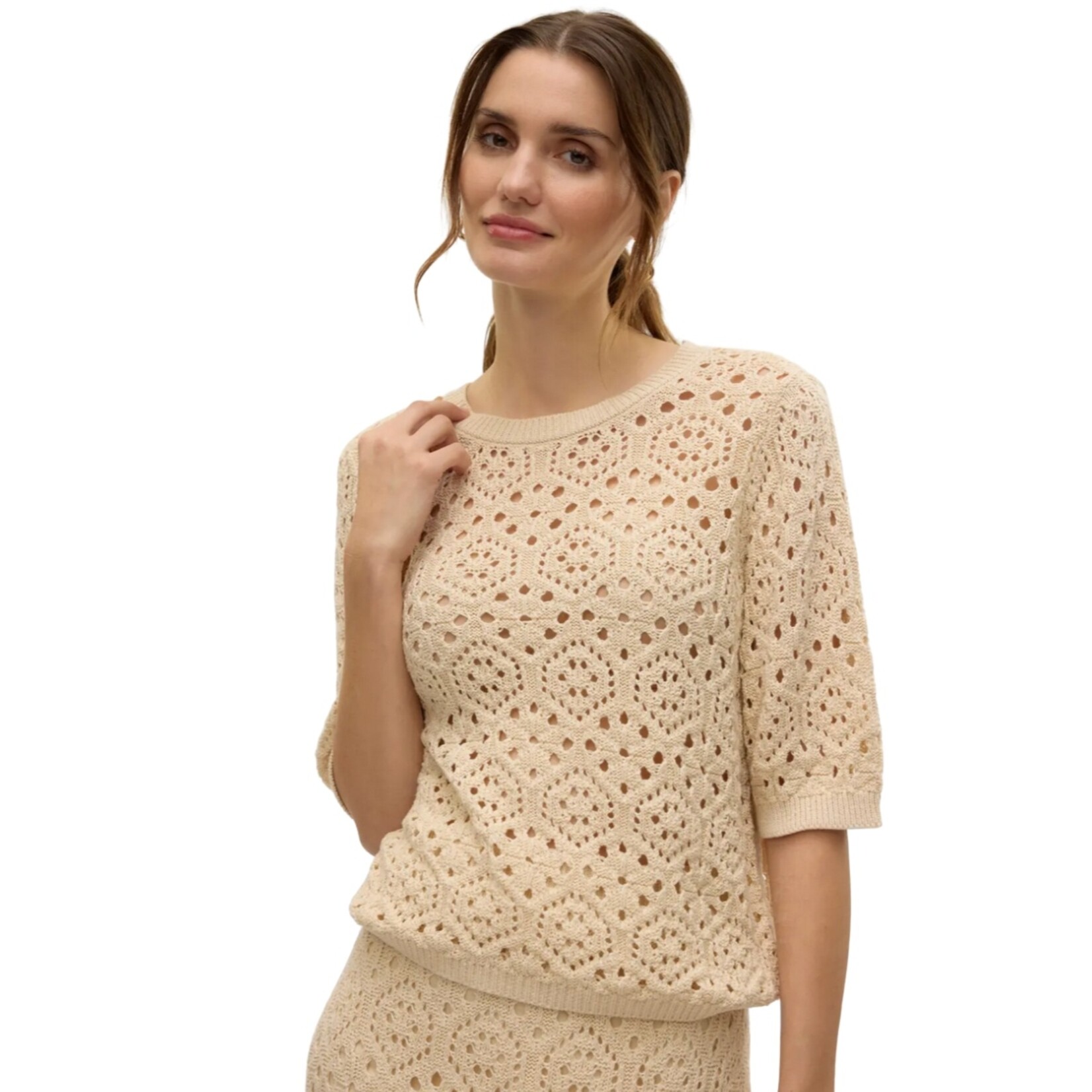Vero Moda Brielle 2/4 Crochet Top