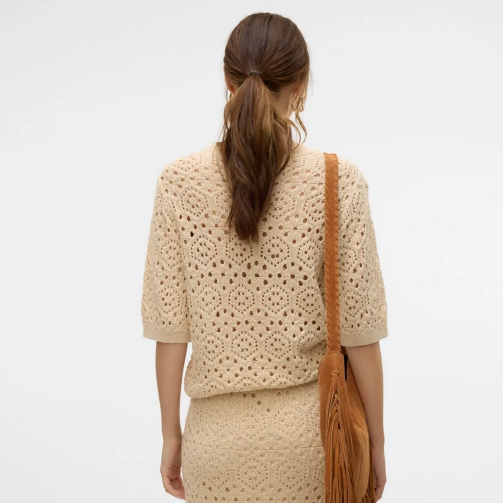Vero Moda Brielle 2/4 Crochet Top