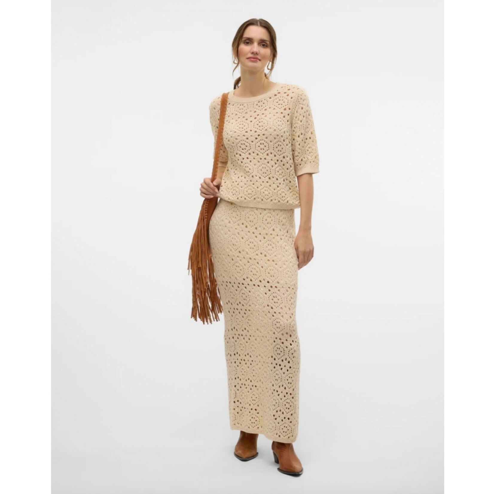 Vero Moda Brielle 2/4 Crochet Top