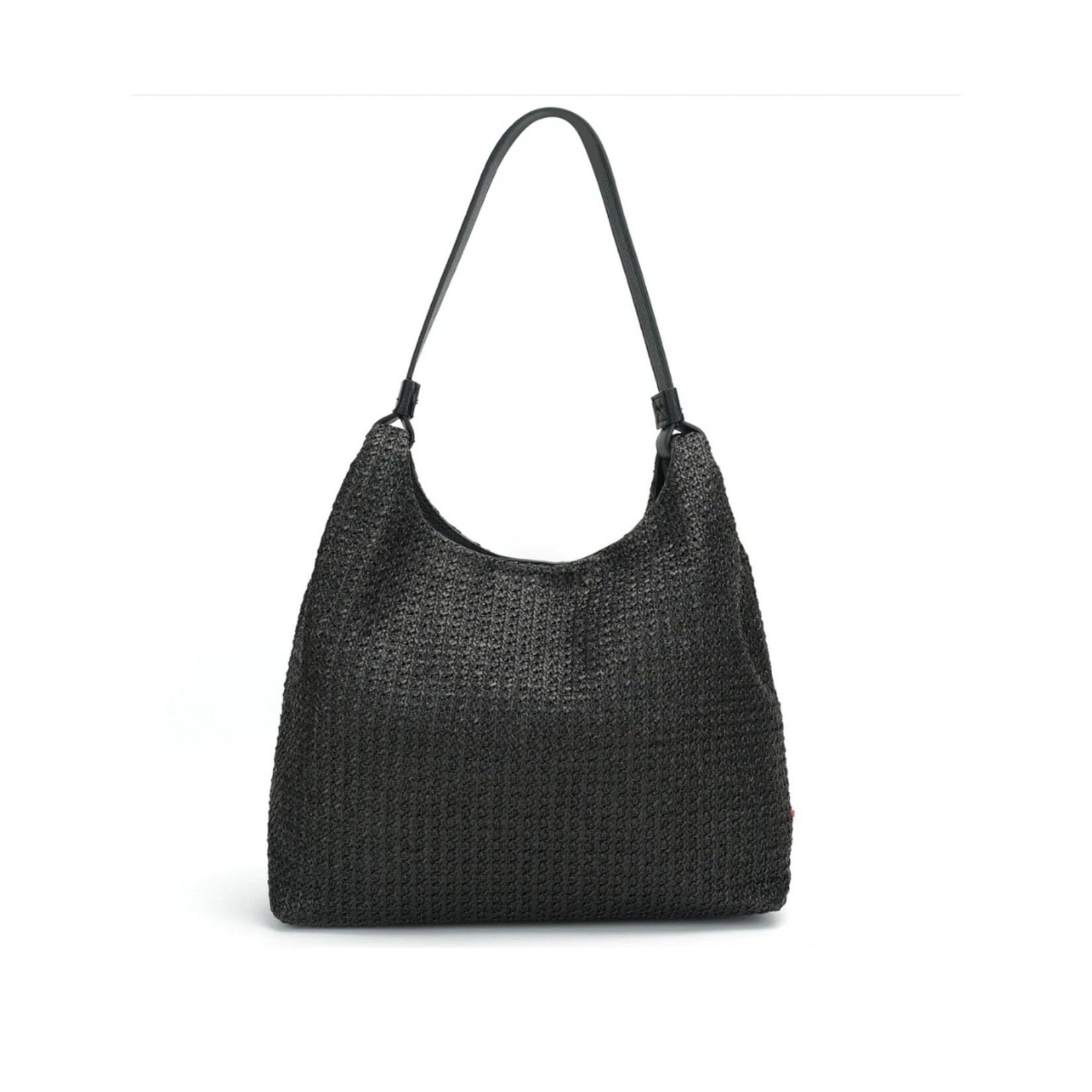 Co Lab Vivi Raffia Hobo - Black
