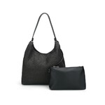 Co Lab Vivi Raffia Hobo - Black