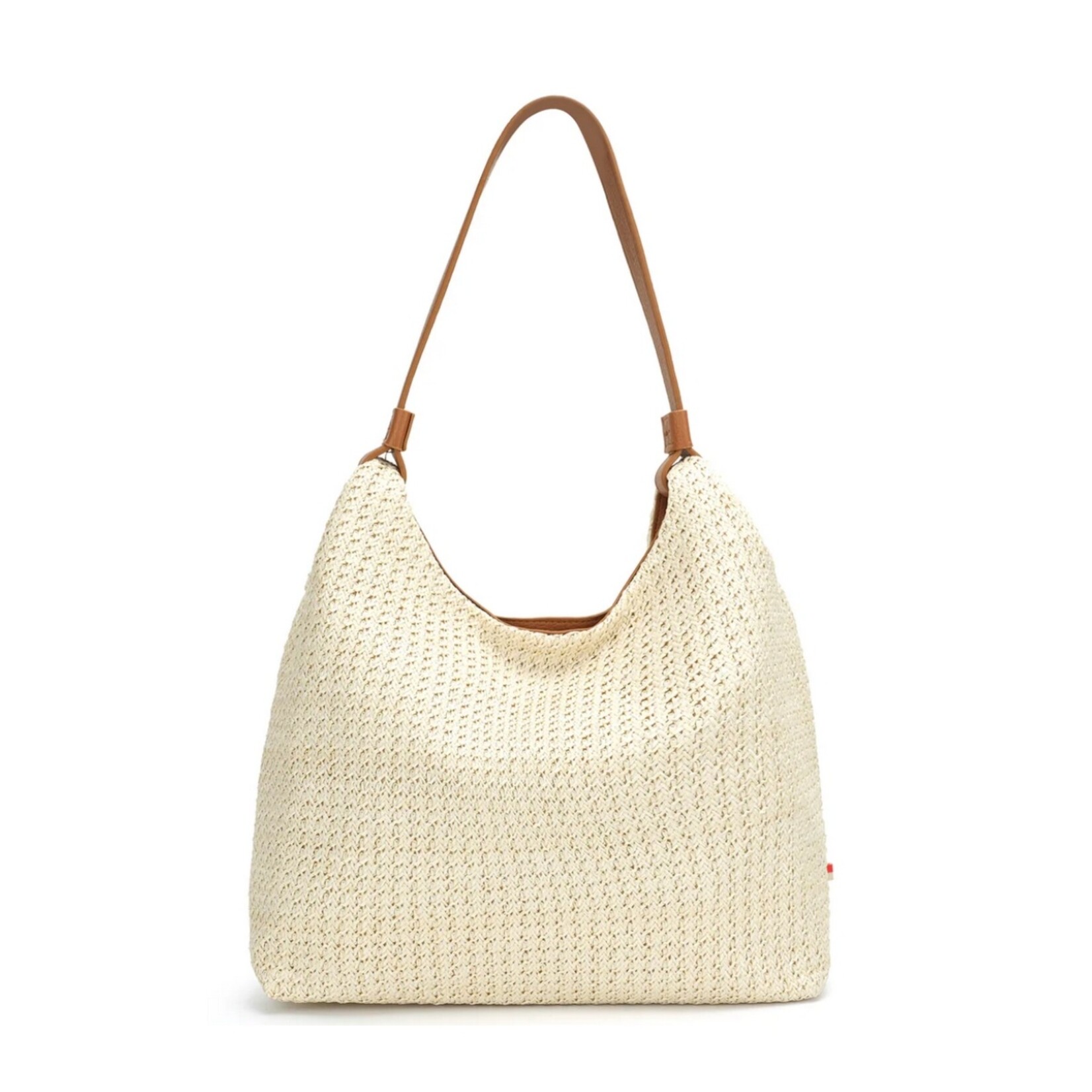 Co Lab Vivi Raffia Hobo - Cassonade