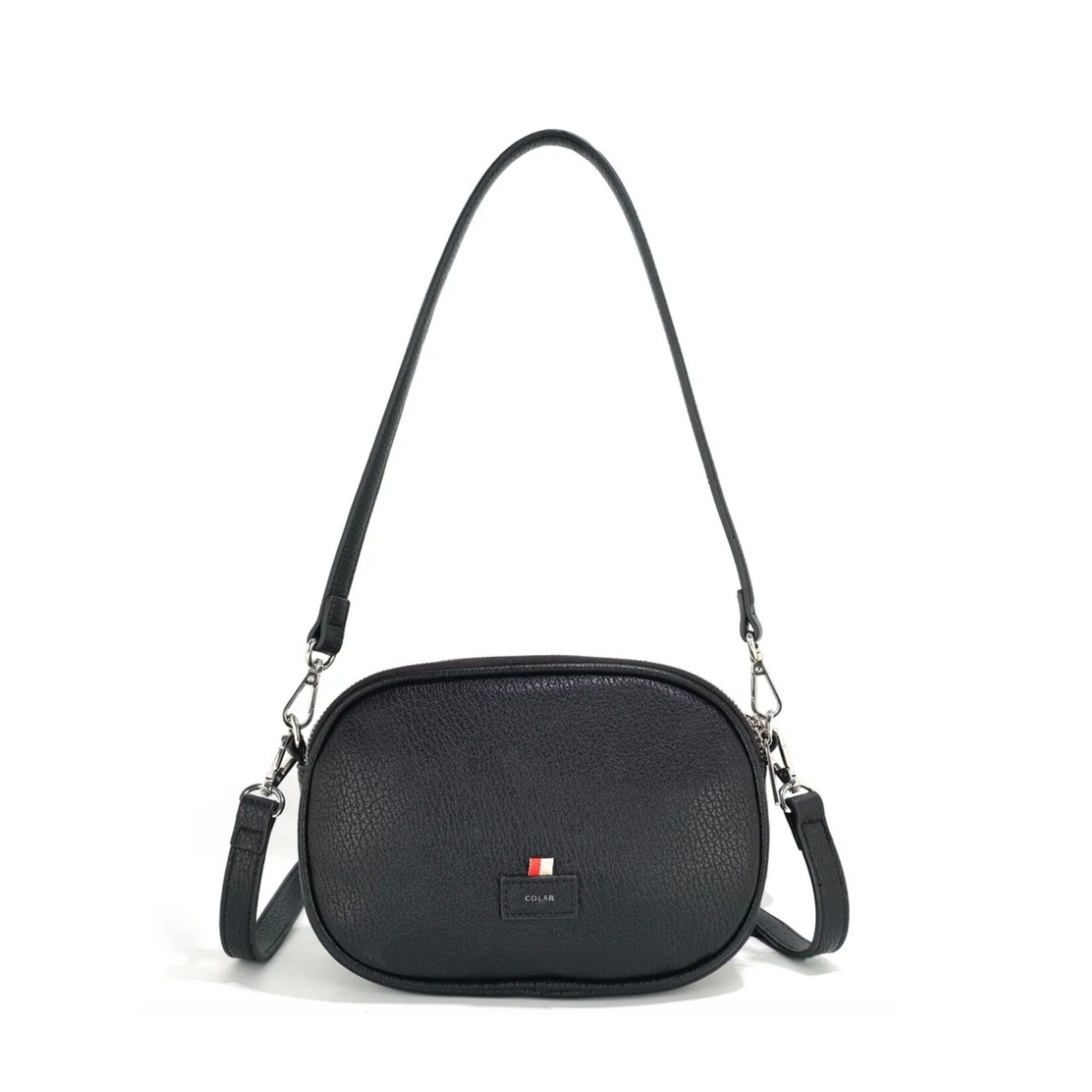 Co Lab Bobbi Raffia Crossbody - Black