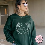 Wild Melon Designs Mtn Wreath Crew Sweathshirt