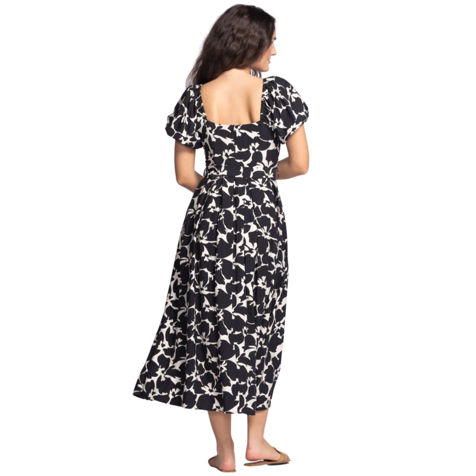 Pink Martini Rachel Floral Belted Dress