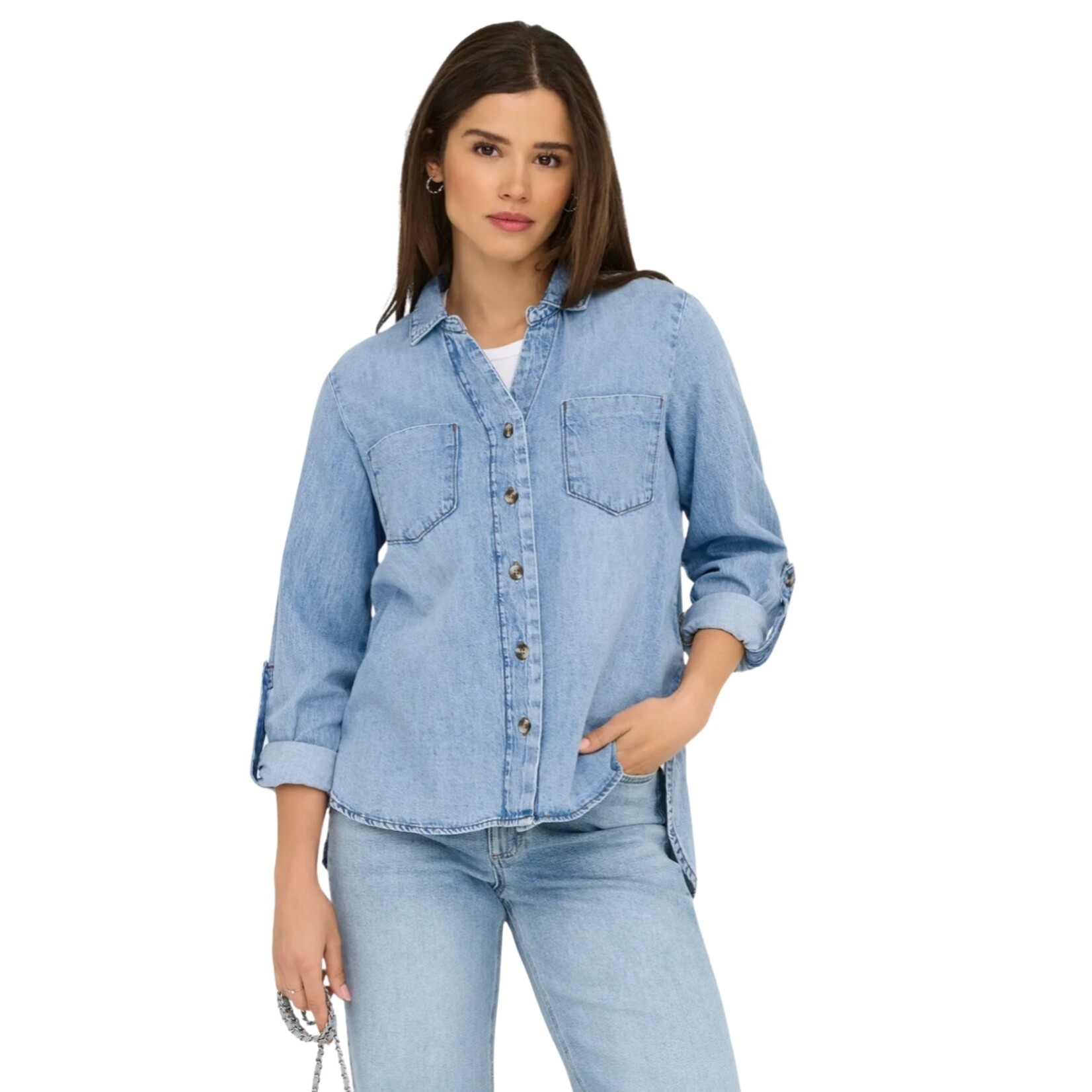 Blaze Cuffed Button Up
