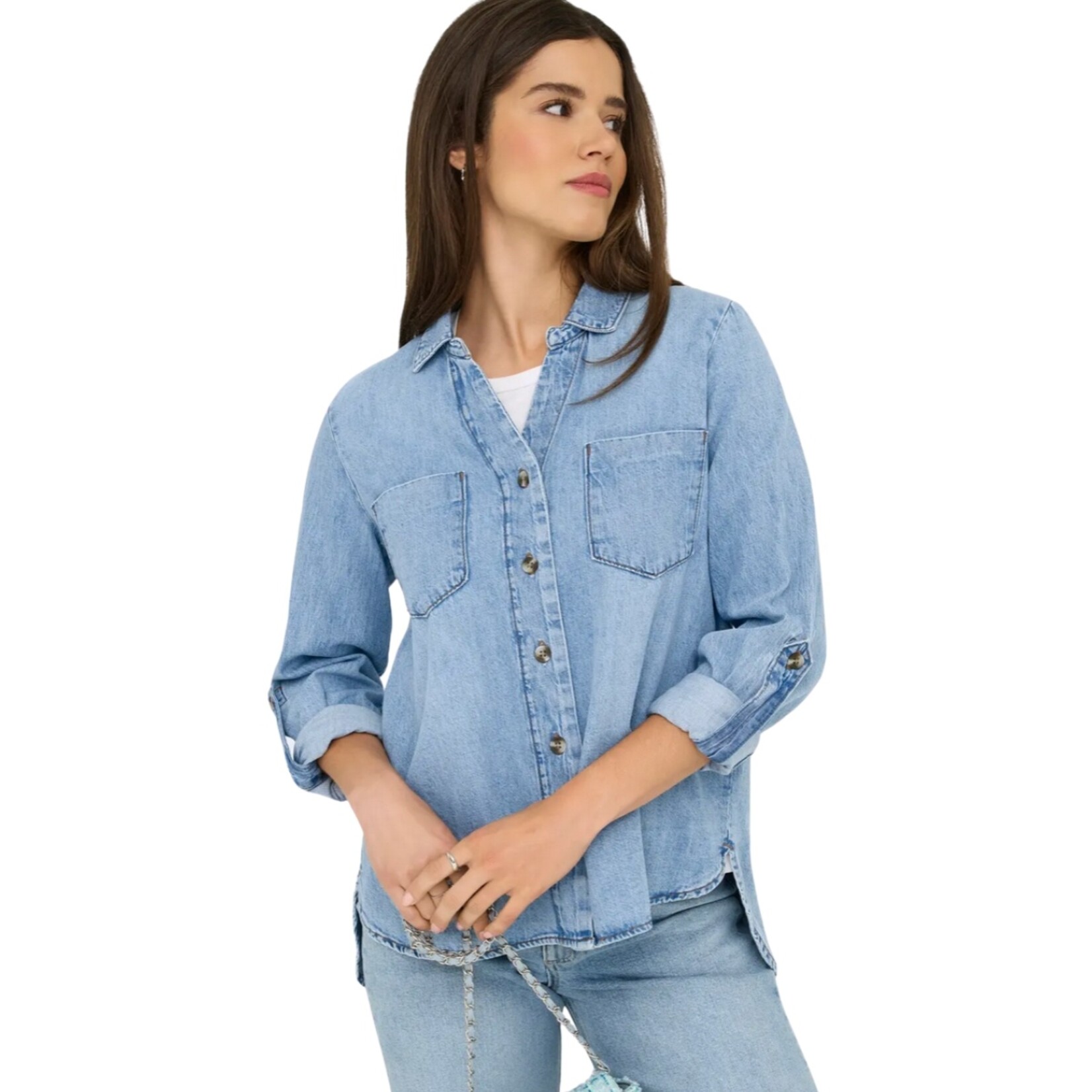 Blaze Cuffed Button Up