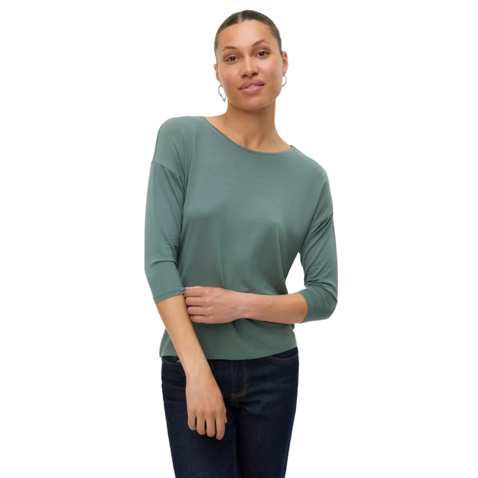 Vero Moda Aubrey 3/4 Top - Laurel Wreath