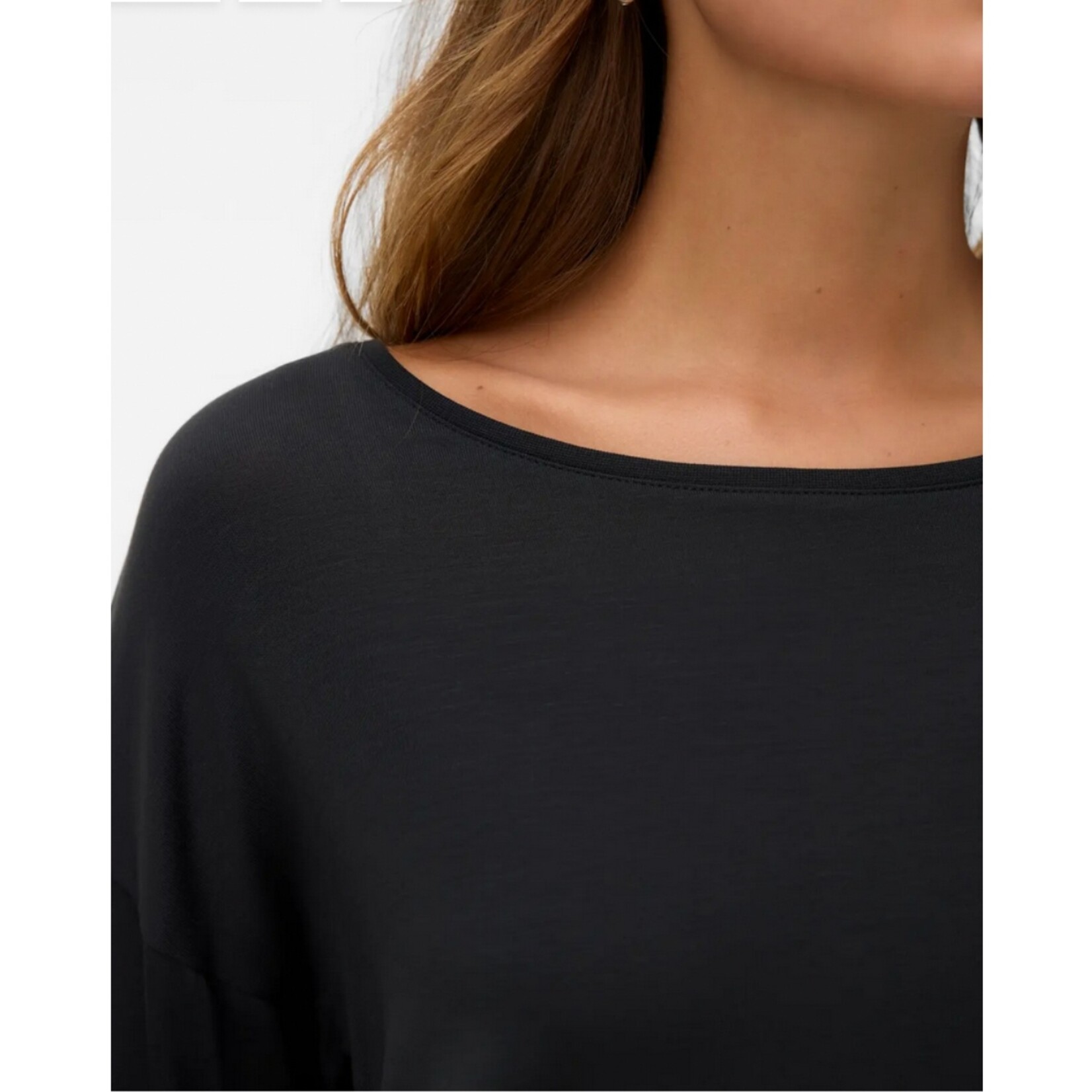 Vero Moda Aubrey 3/4 Top - Black