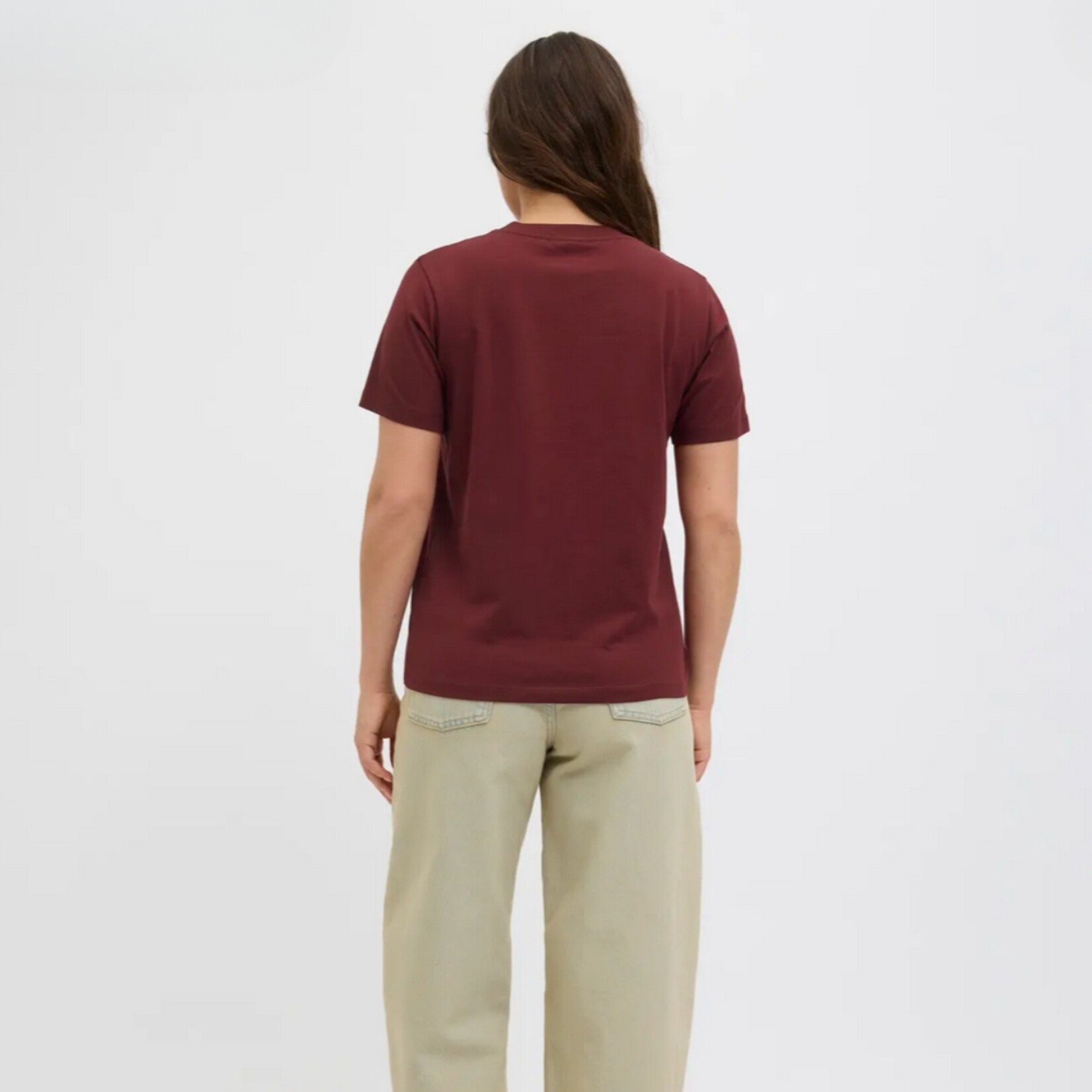 JJXX Anna Every  Tee - Cabernet