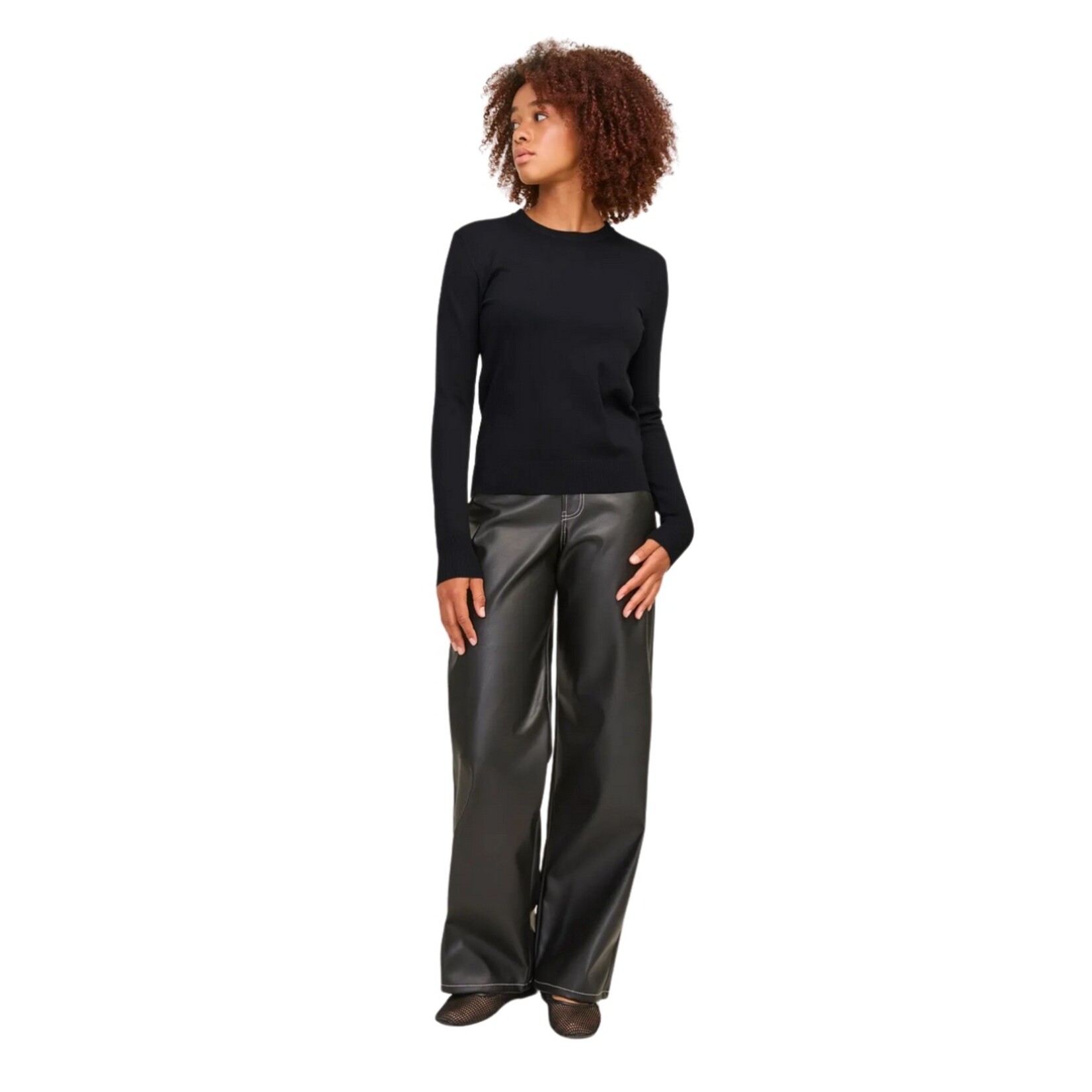 JJXX Celise Crew Neck Knit - Black