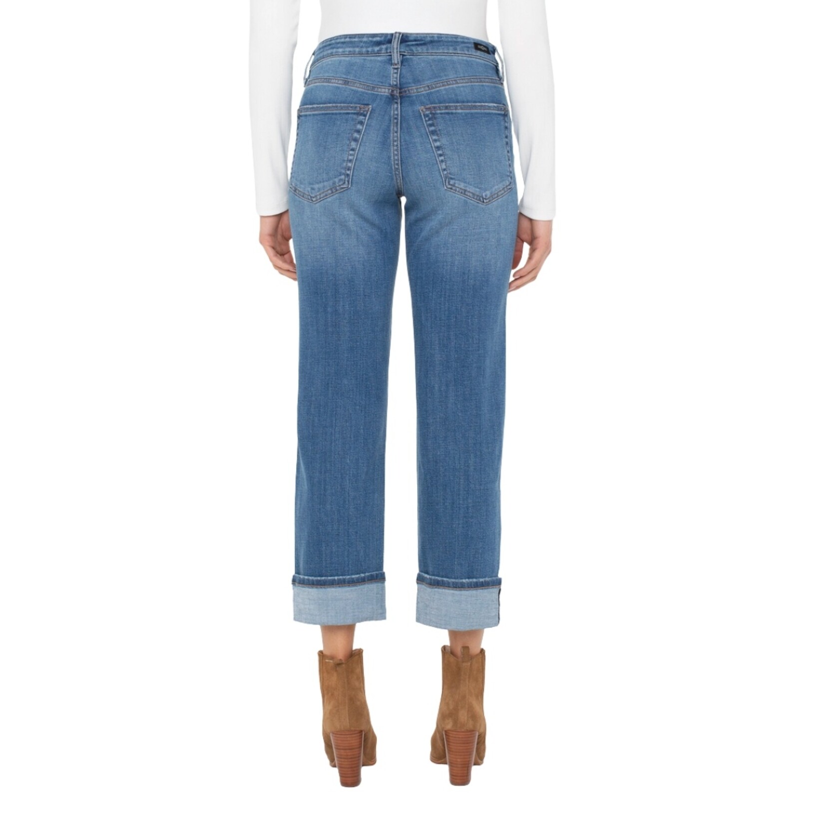 Liverpool Marley GF Cuffed Denim