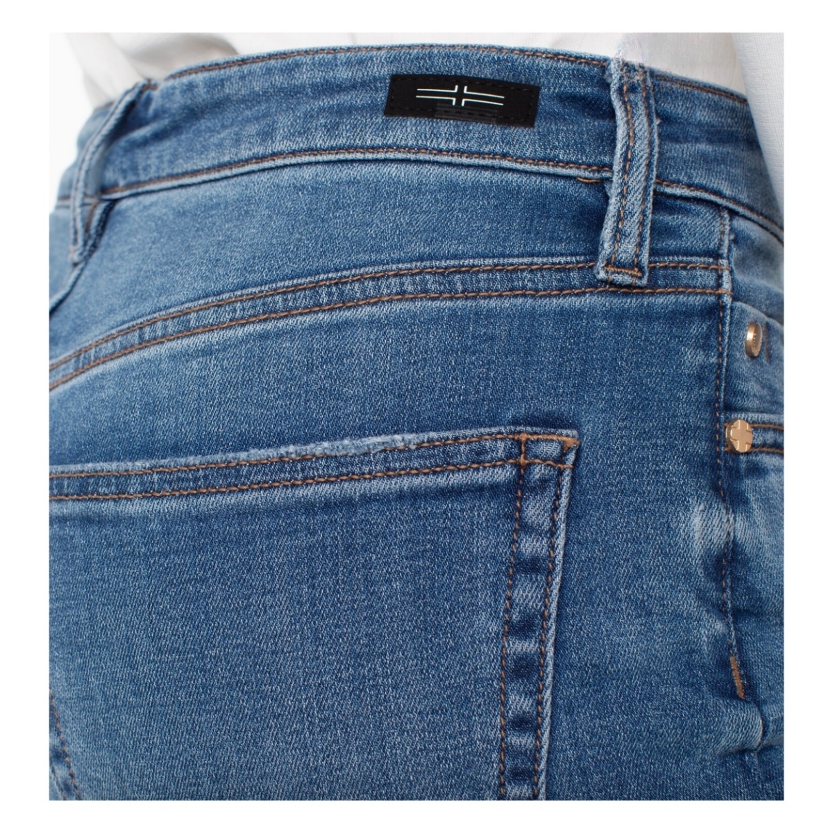 Liverpool Marley GF Cuffed Denim