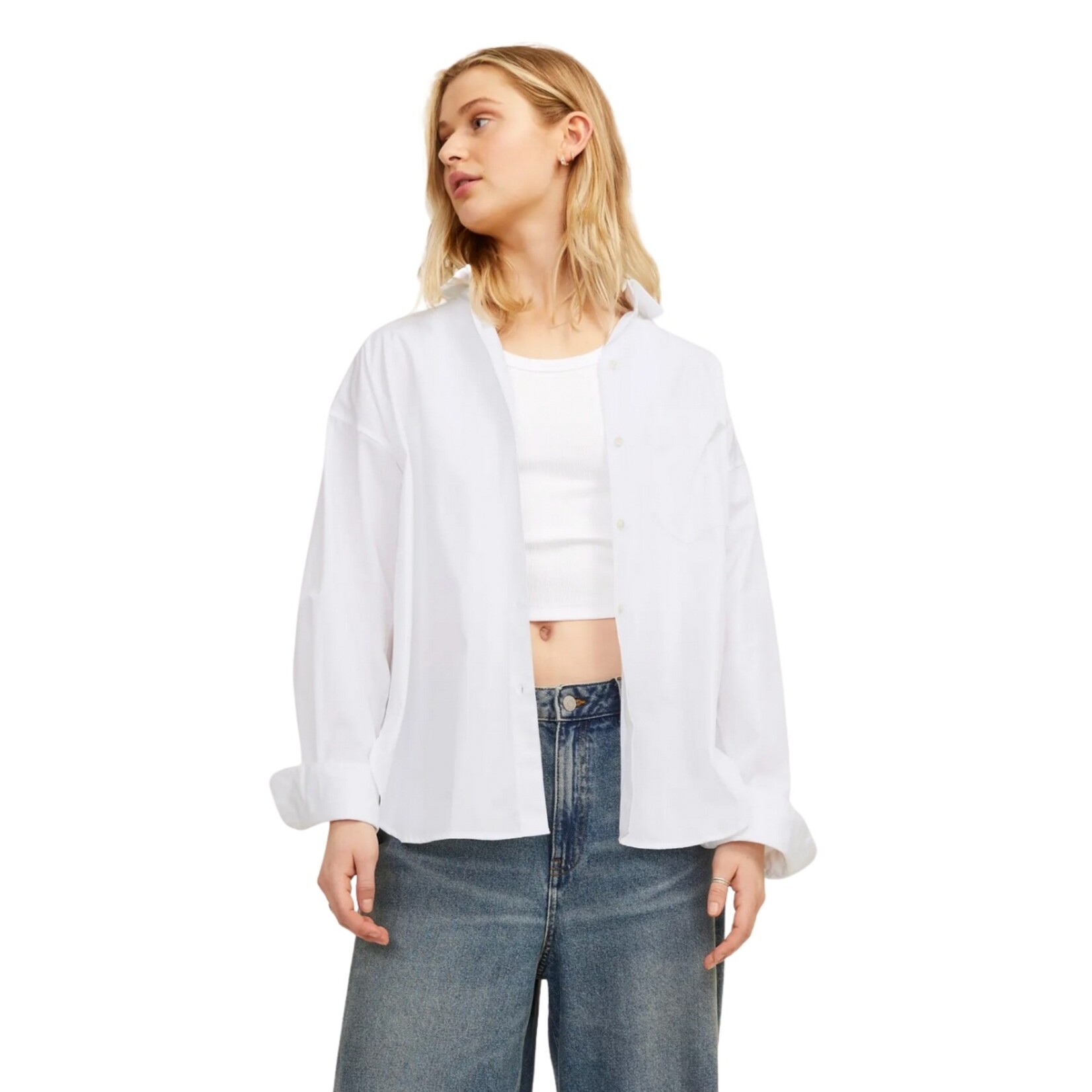 JJXX Jamie Solid Relaxed Poplin Shirt