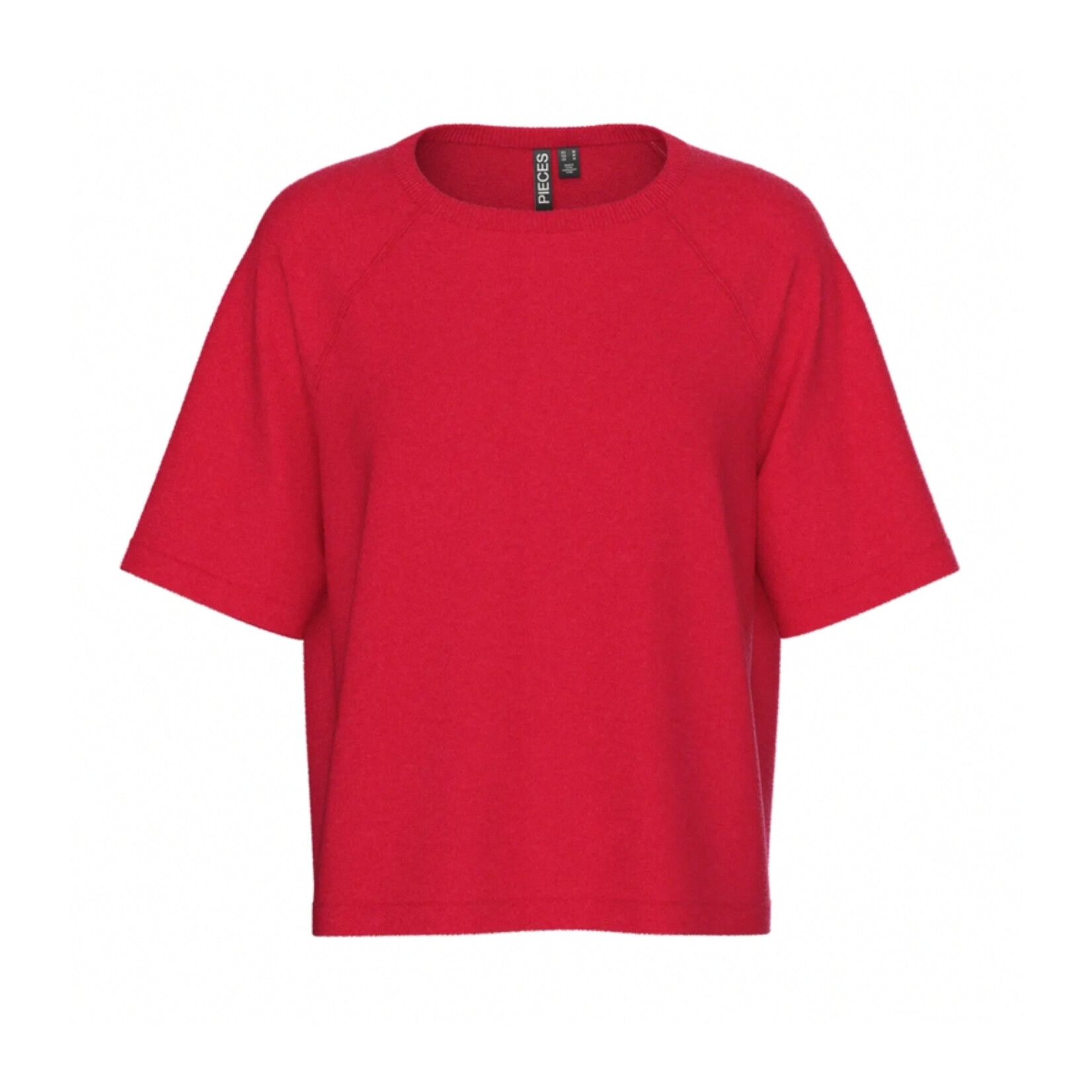 Pieces Brielle Short Sleeve Knit - Lollipop
