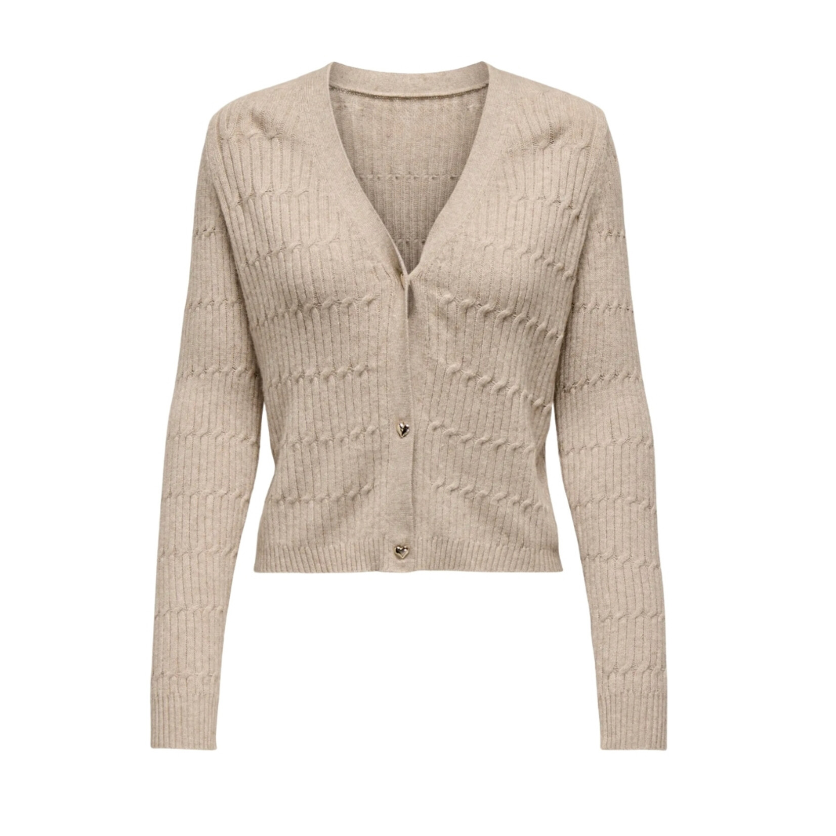 Only Katia V-Neck Cardi - Mocha