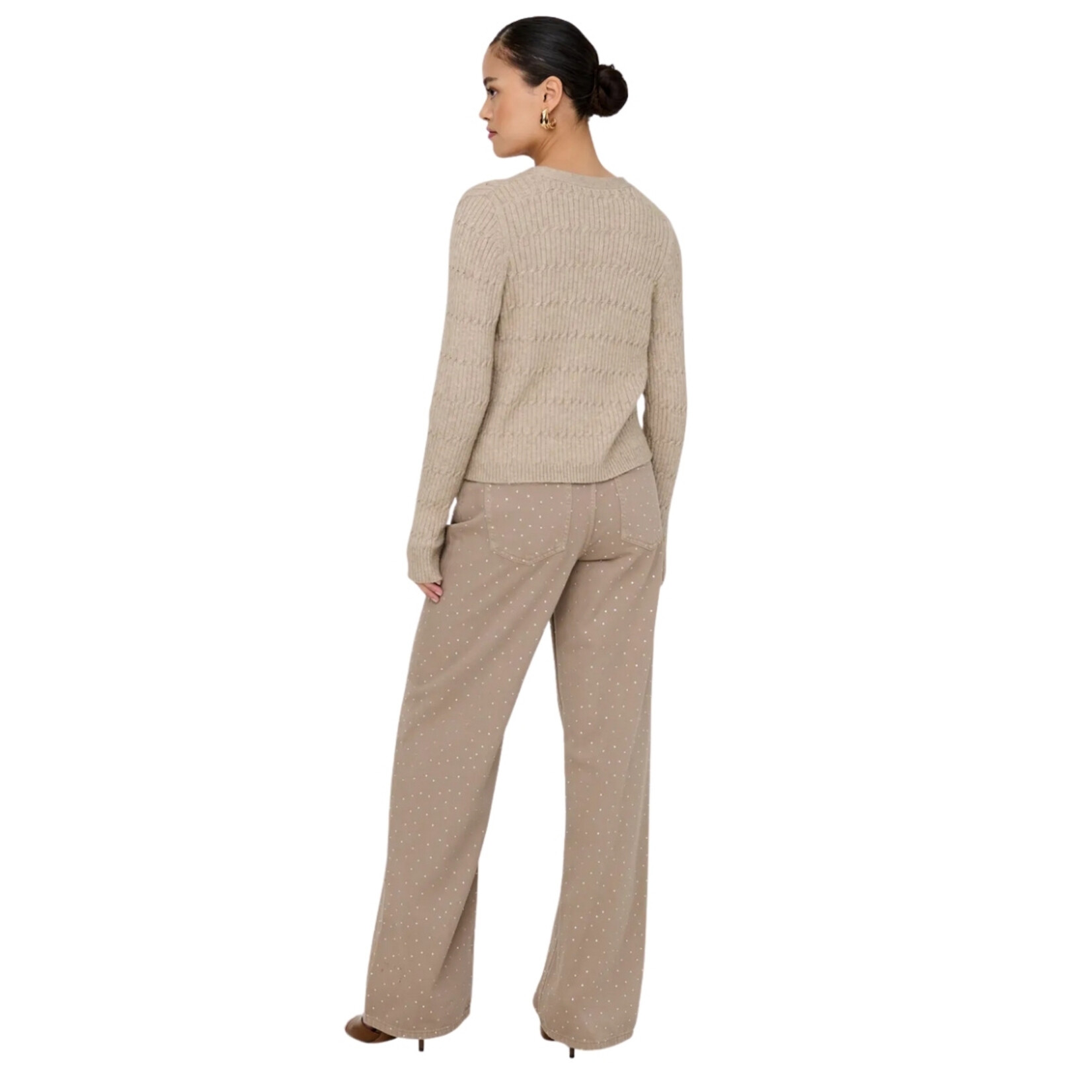 Only Katia V-Neck Cardi - Mocha
