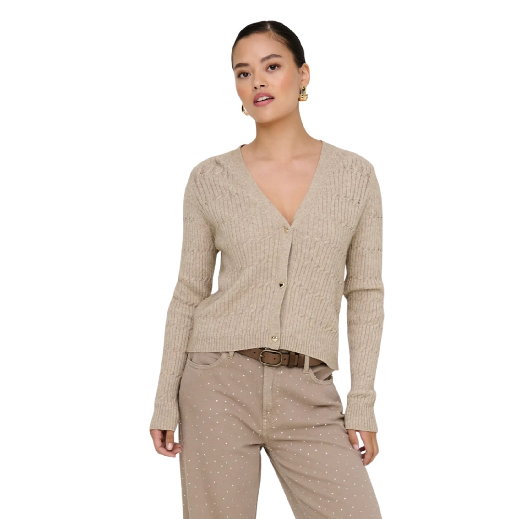 Only Katia V-Neck Cardi - Navy