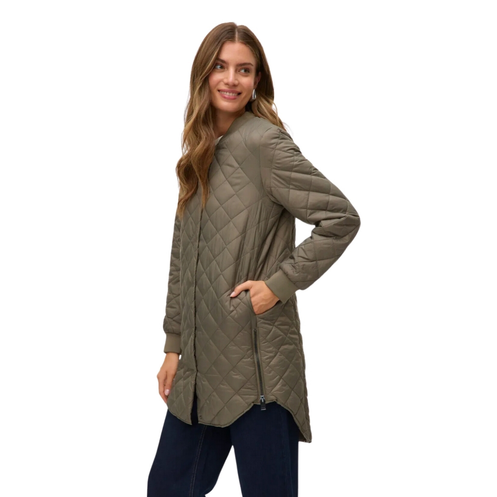 Vero Moda Hayle Quilted Coat - Loden