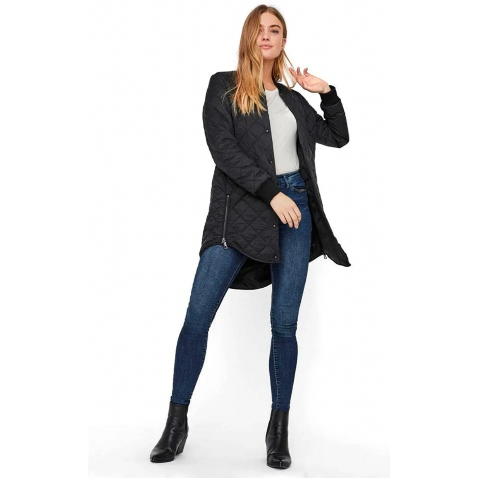 Vero Moda Hayle Quilted Coat - Black