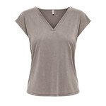 Only Liberty Modal V-Neck - Grey
