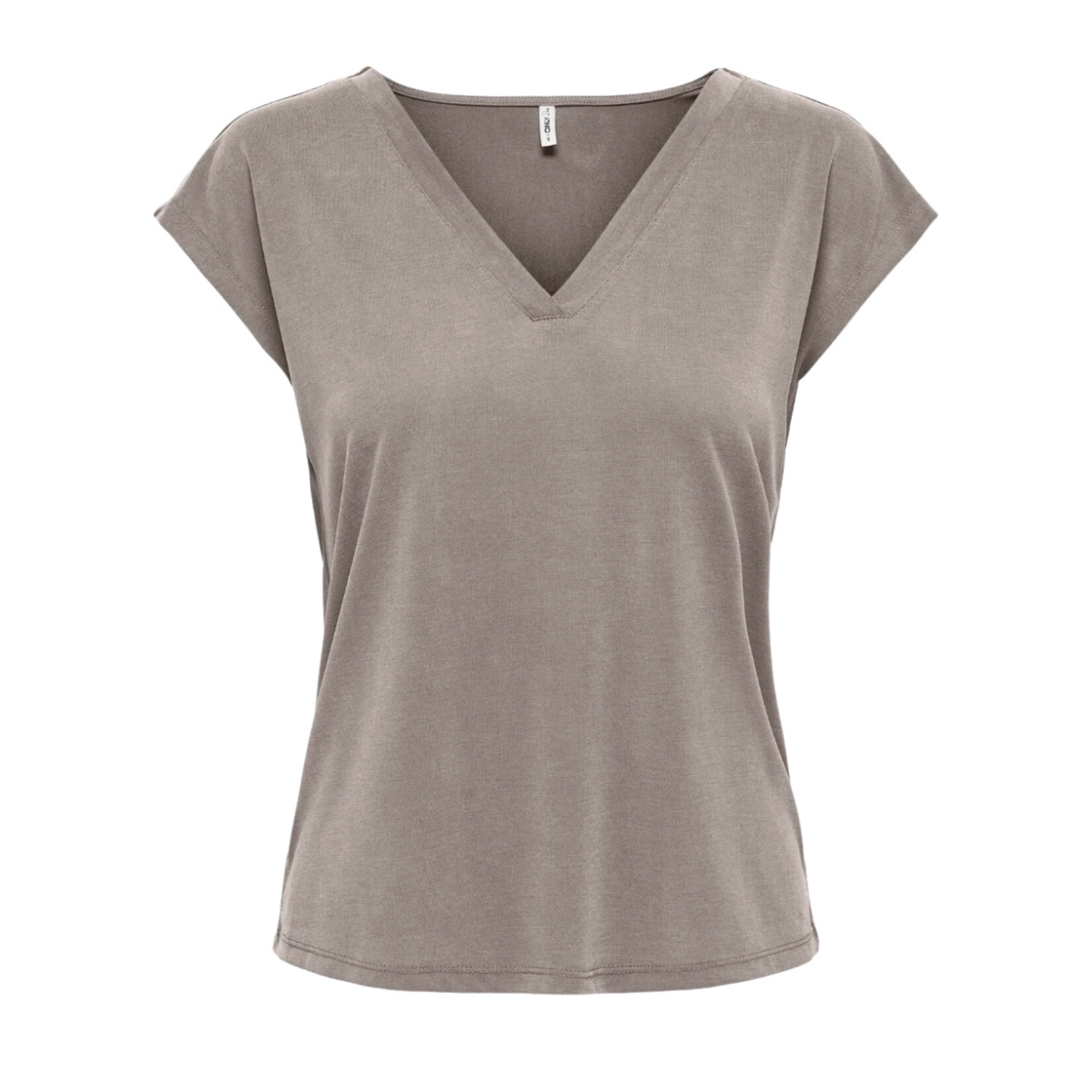 Only Liberty Modal V-Neck - Grey