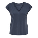 Only Liberty Modal V-Neck - Ombre Blue