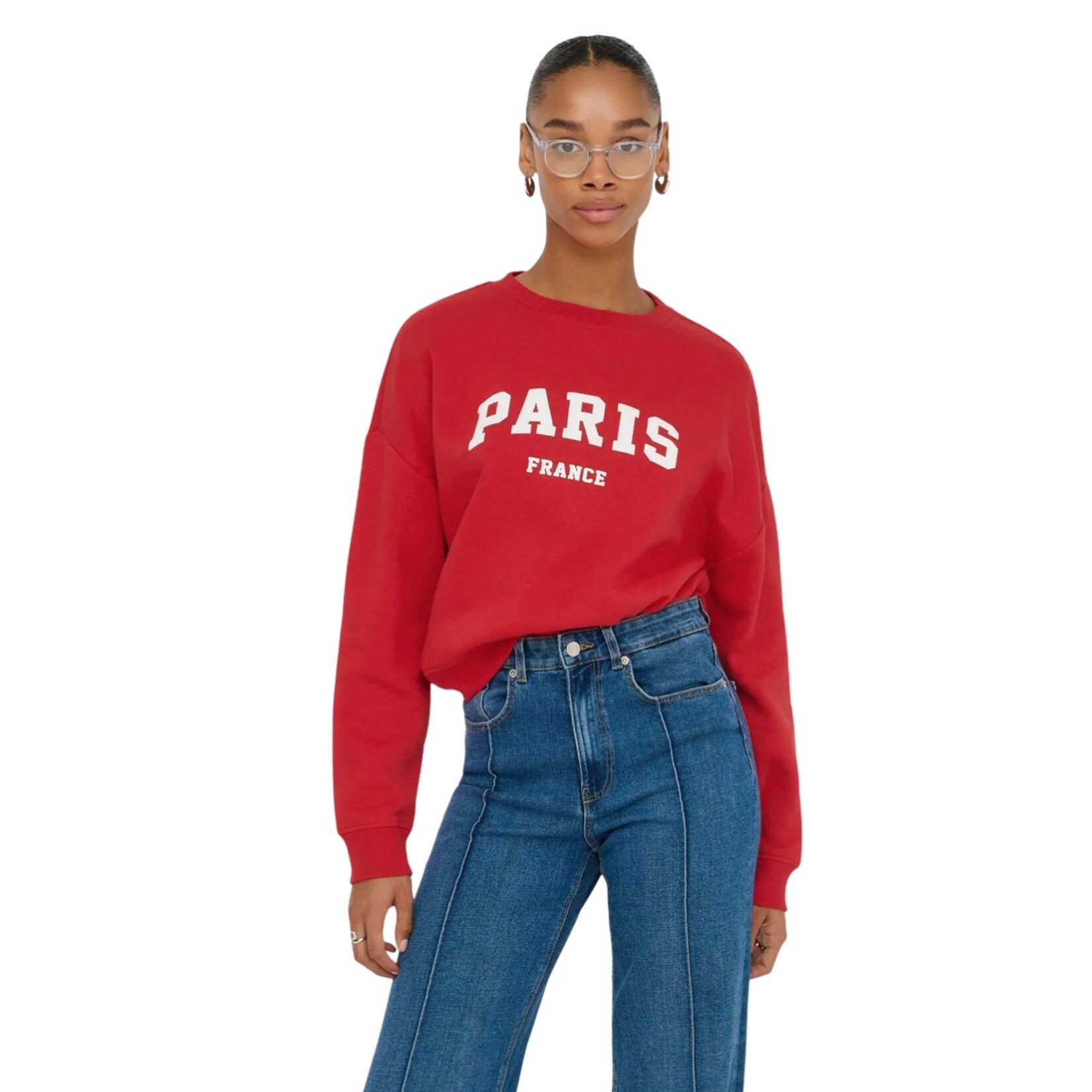 Only PARIS Sweatshirt - True Red