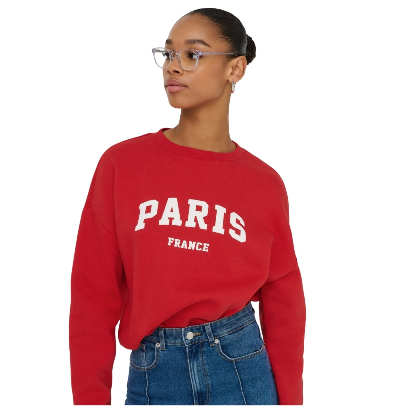 Only PARIS Sweatshirt - True Red