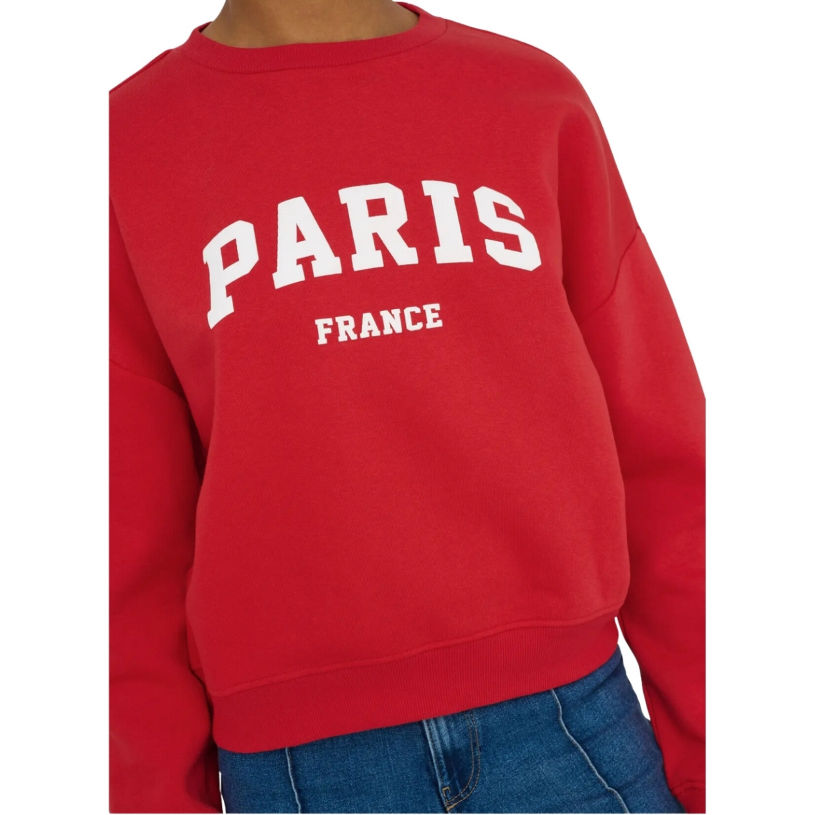 Only PARIS Sweatshirt - True Red