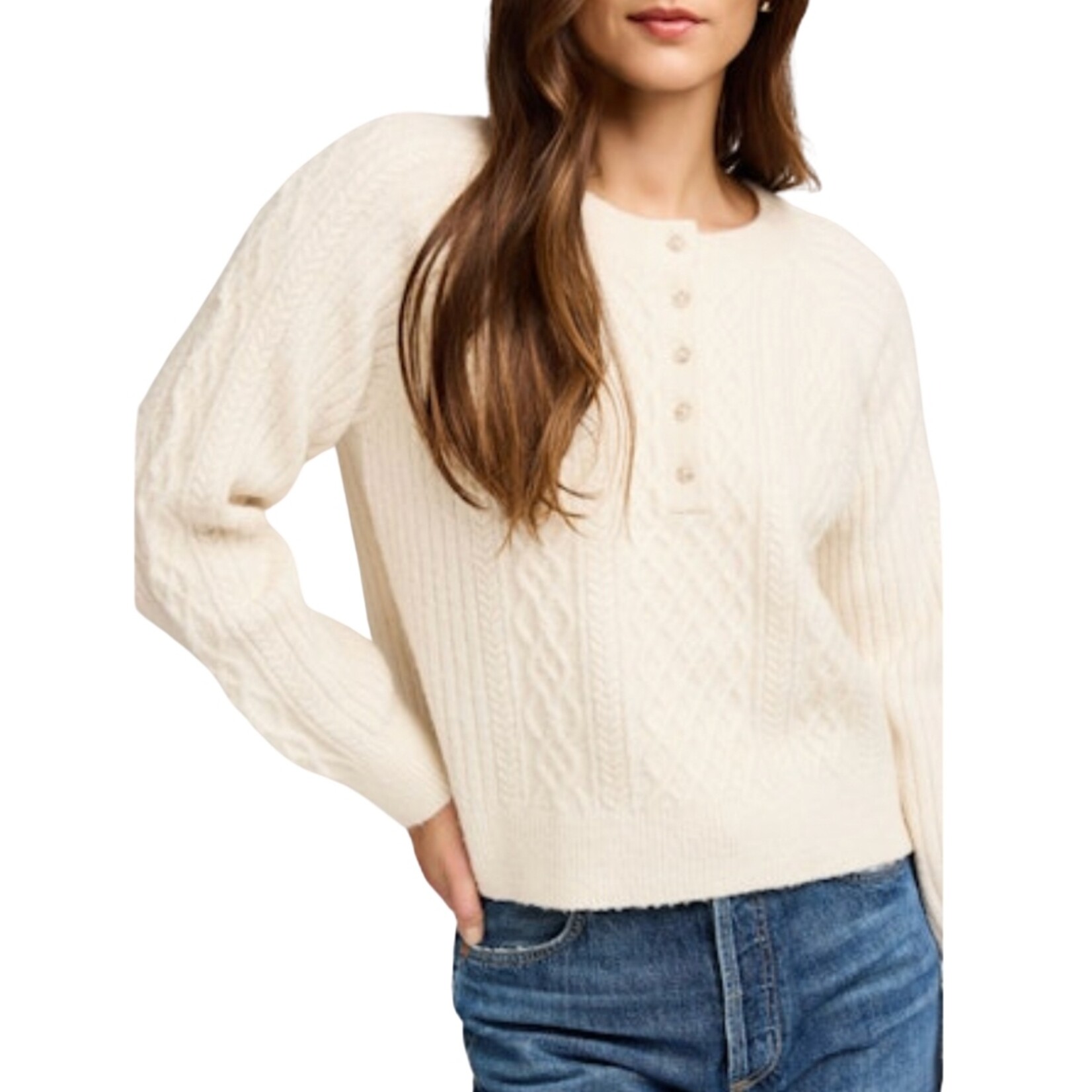 Gentle Fawn Aspen Button Cable Knit