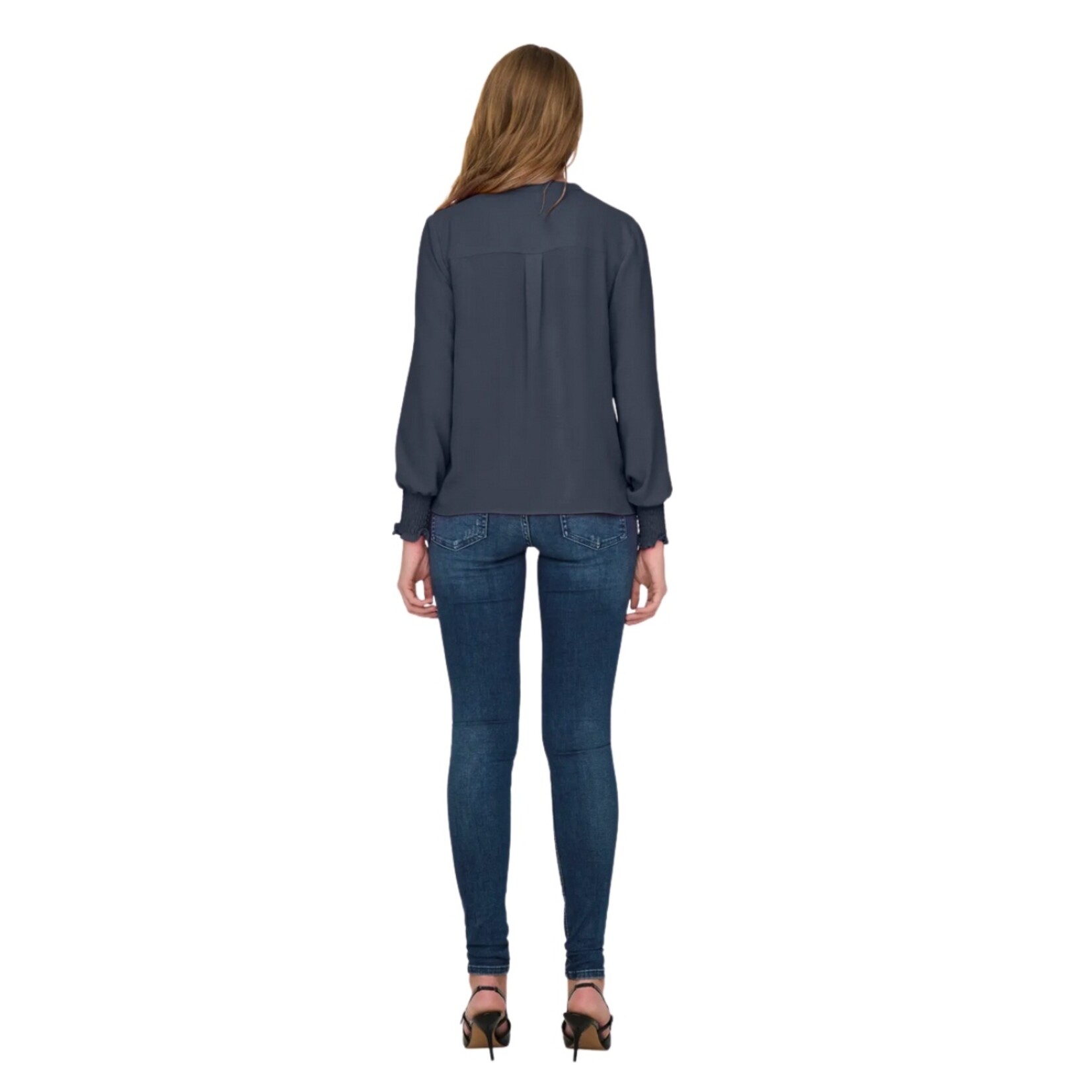 Only Mette V-Neck Smock Top