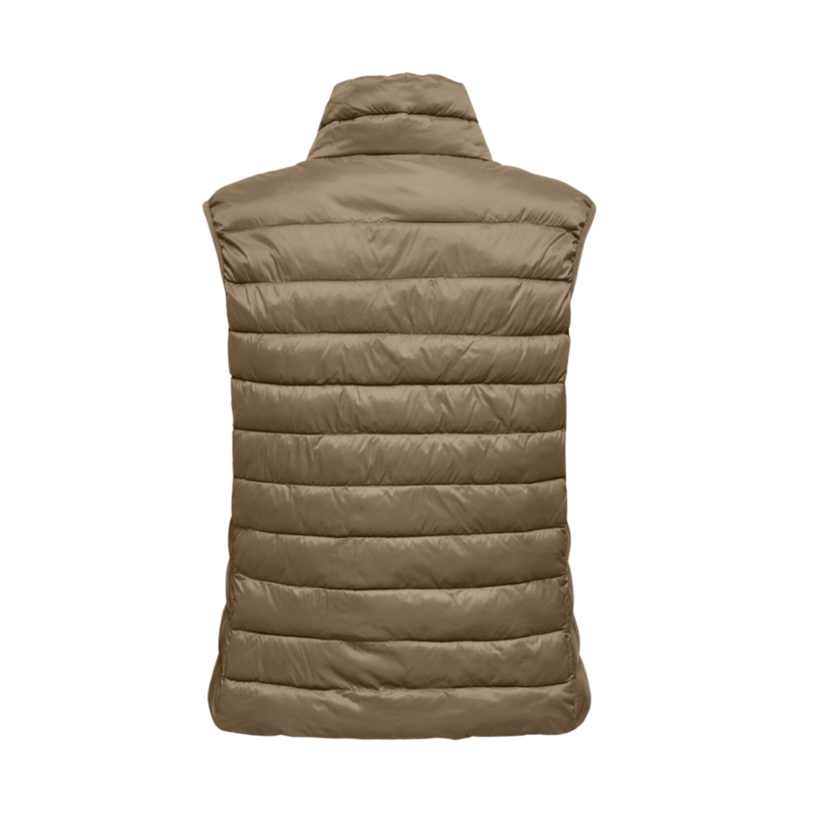 Only Tahia Quilted Vest - Cocoa Créme