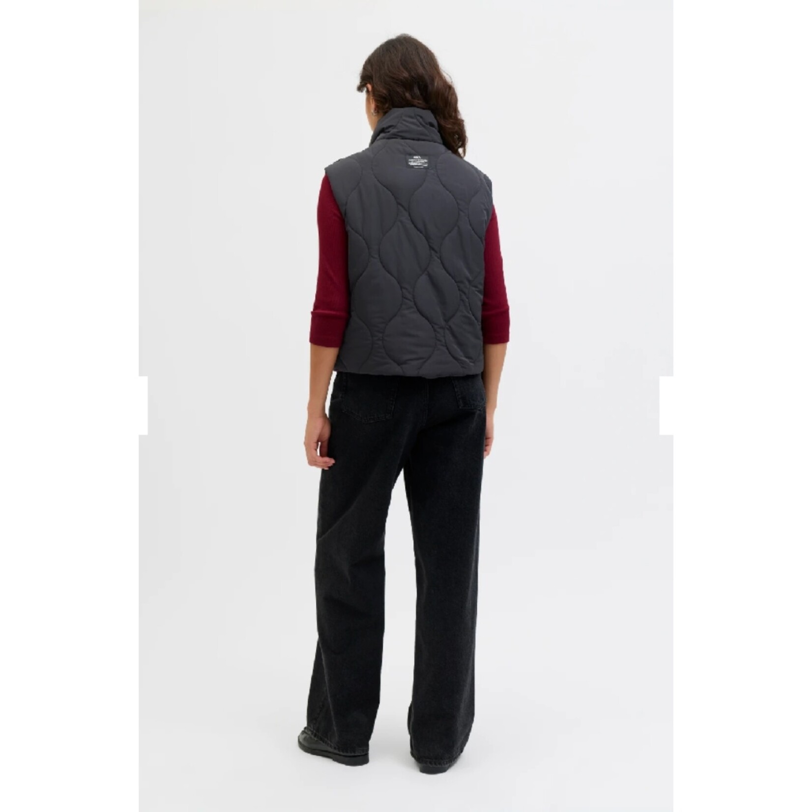 JJXX Serena Quilted Vest - Black