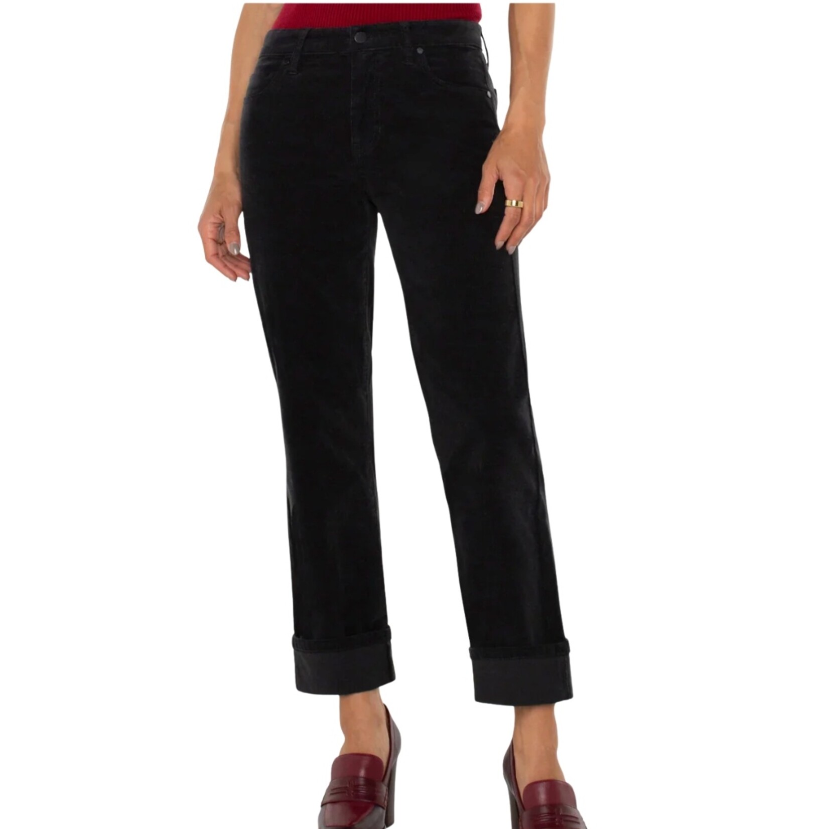 Liverpool Marley Cord Cuff Pant