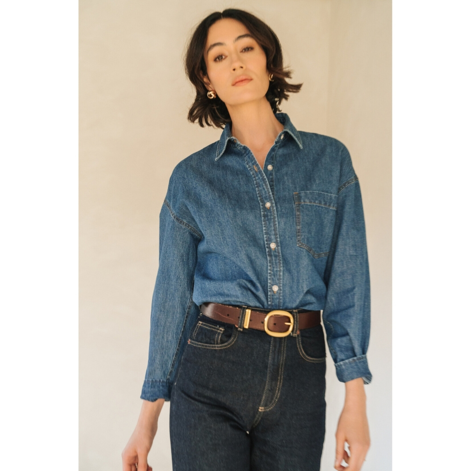 Gentle Fawn Whitney Denim Button Up