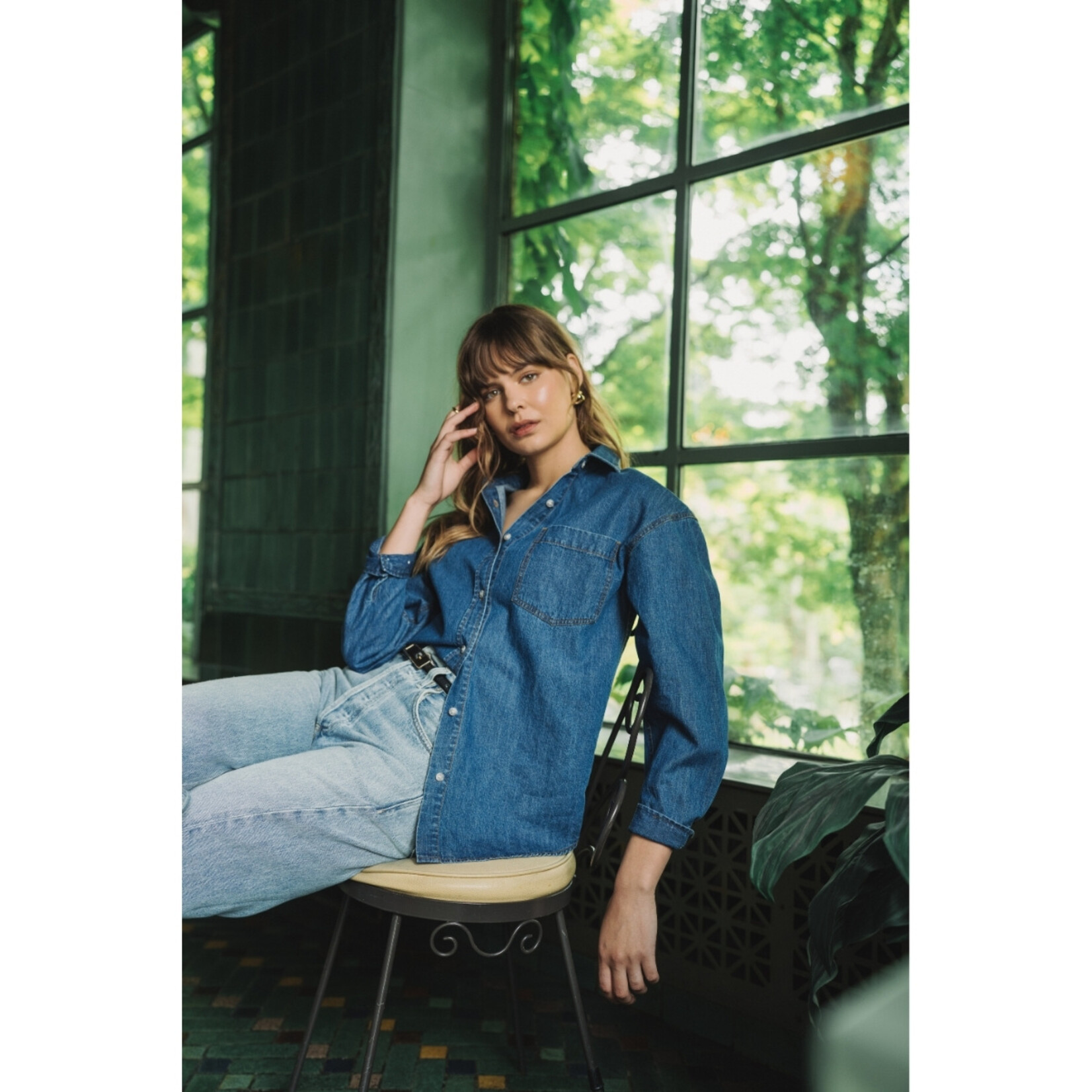 Gentle Fawn Whitney Denim Button Up