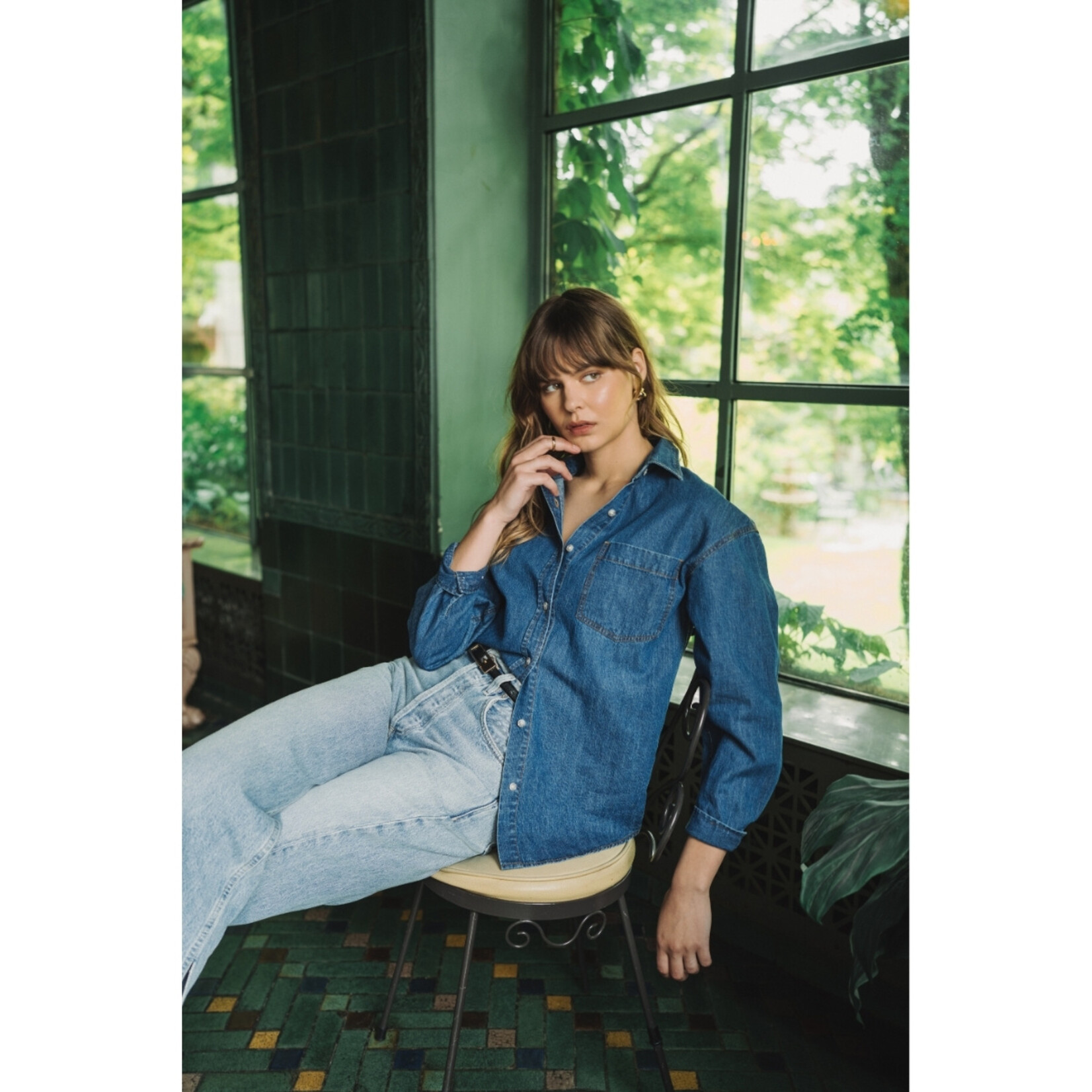 Gentle Fawn Whitney Denim Button Up