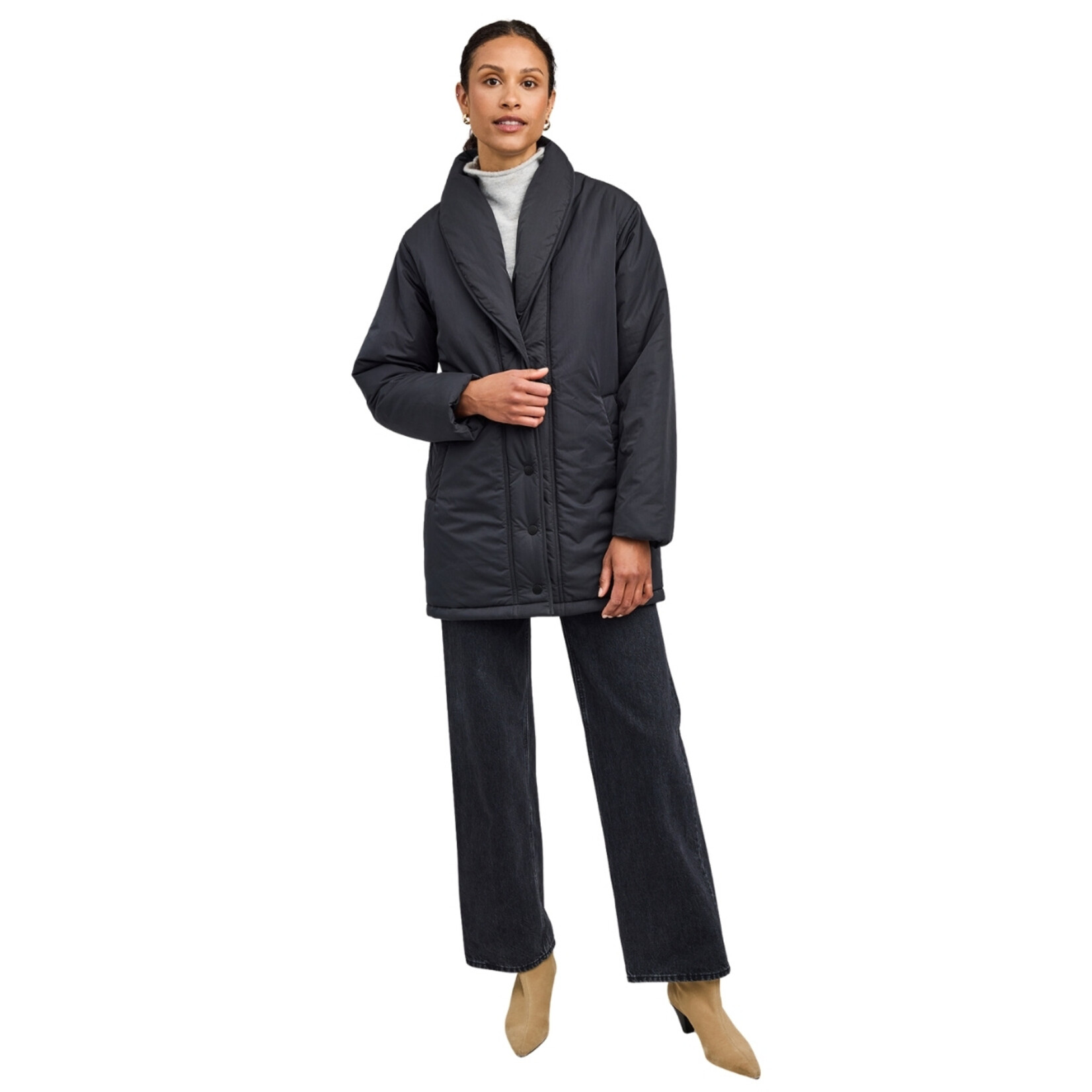 Gentle Fawn Davis Quilted Coat - Midnight