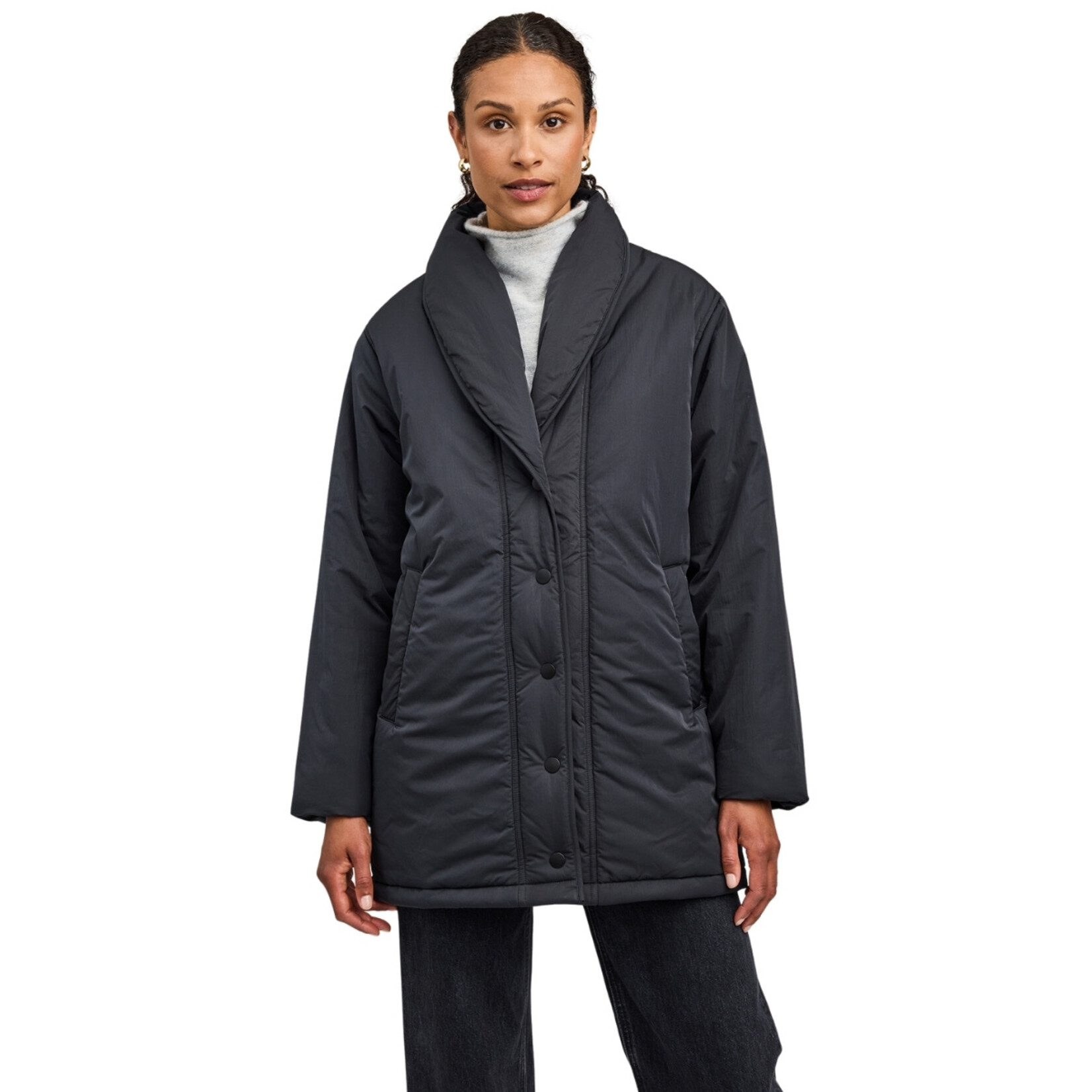 Gentle Fawn Davis Quilted Coat - Midnight