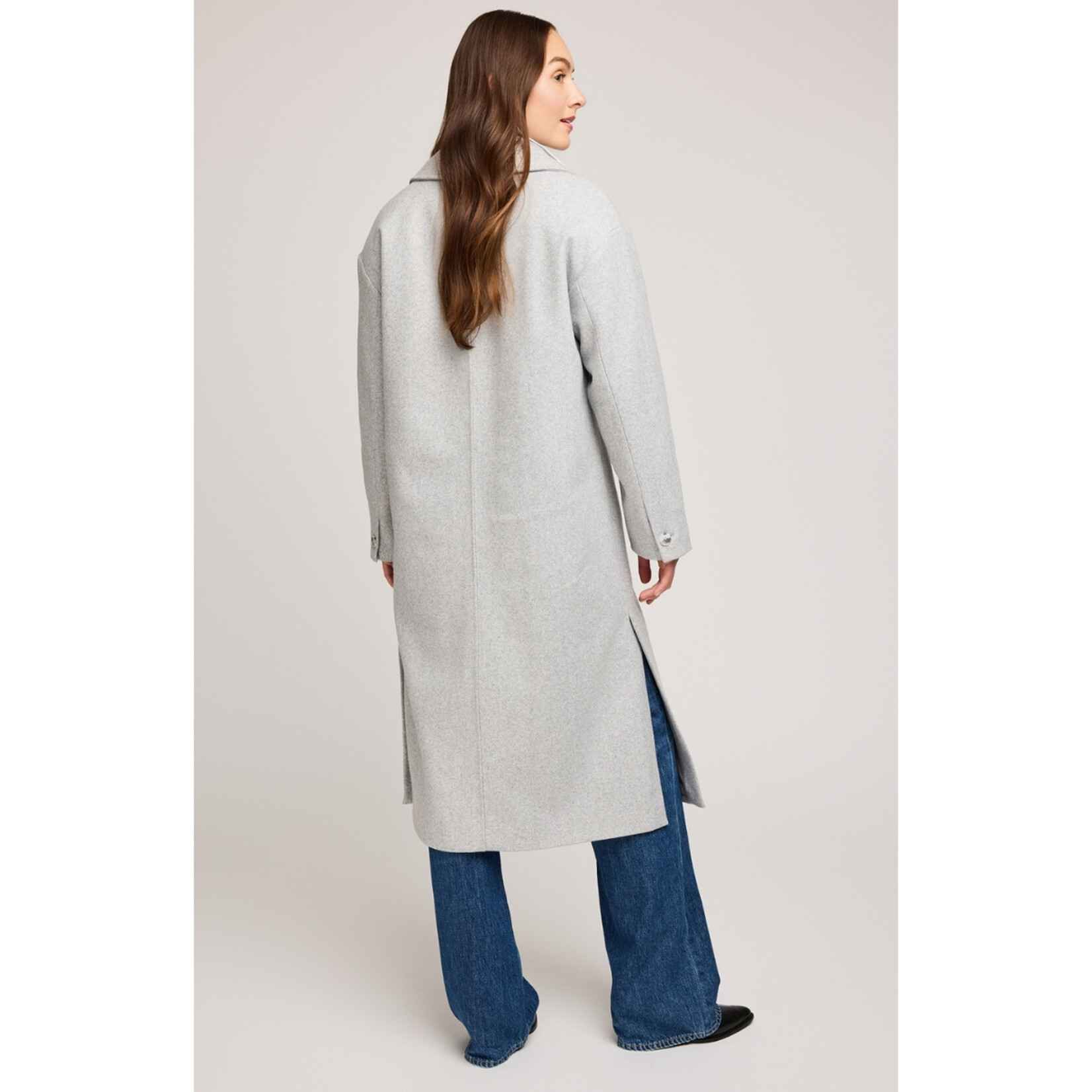 Gentle Fawn Agatha Long Coat - Heather Grey