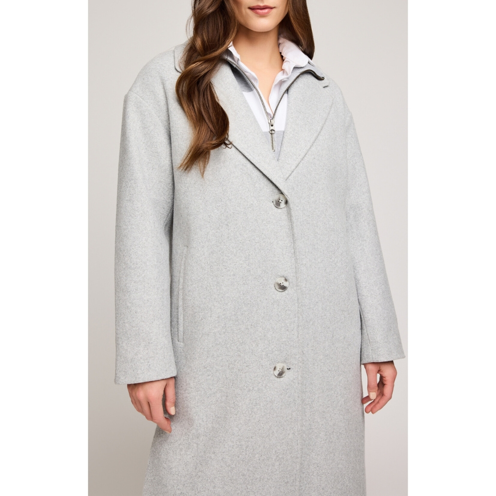 Gentle Fawn Agatha Long Coat - Heather Grey