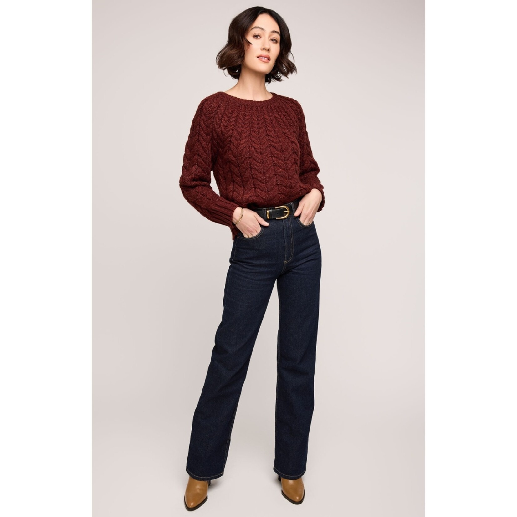 Gentle Fawn Lorenzo Sweater - Mahogany