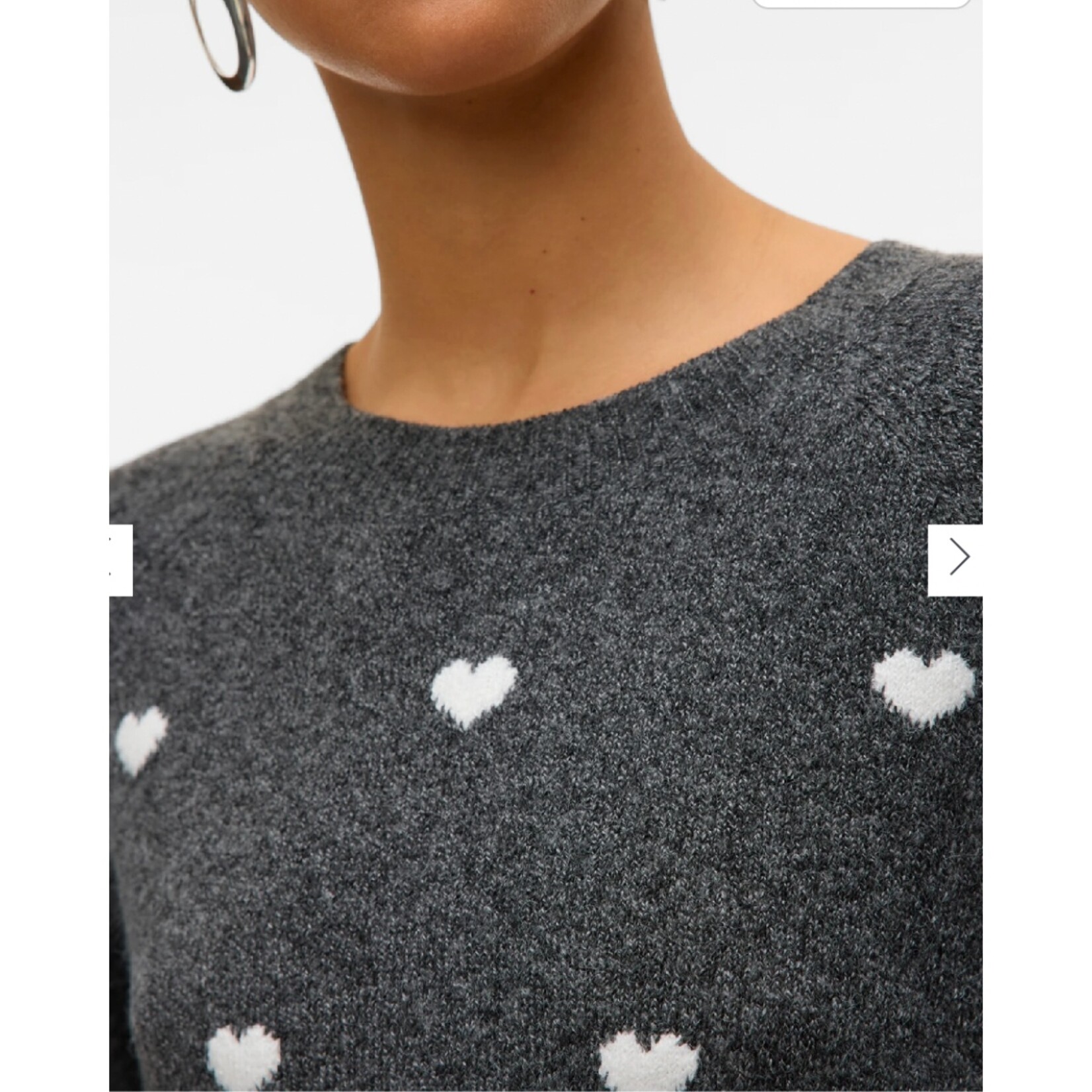 Vero Moda Lainey Heart Sweater