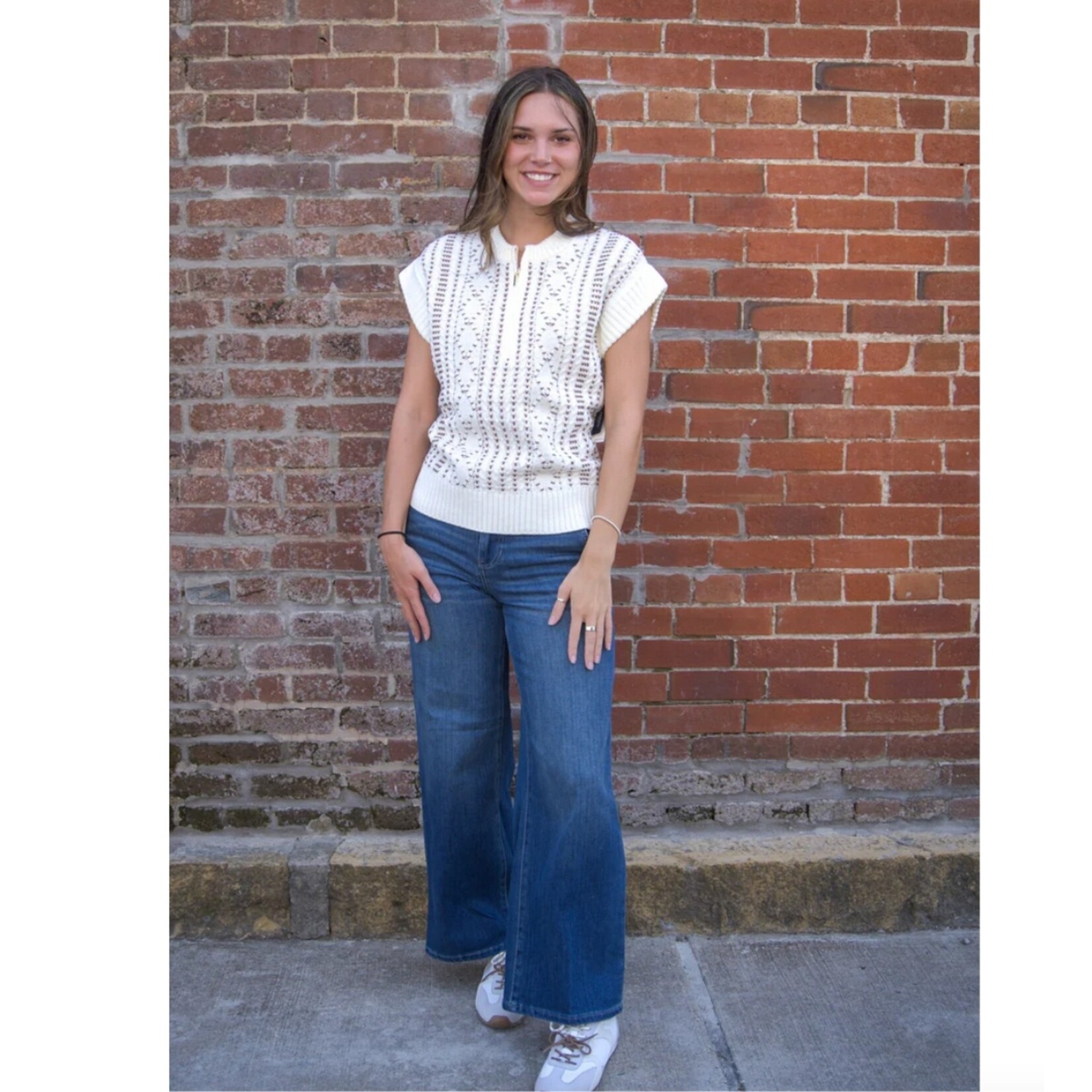 Liverpool Meg Cap Sleeve Knit