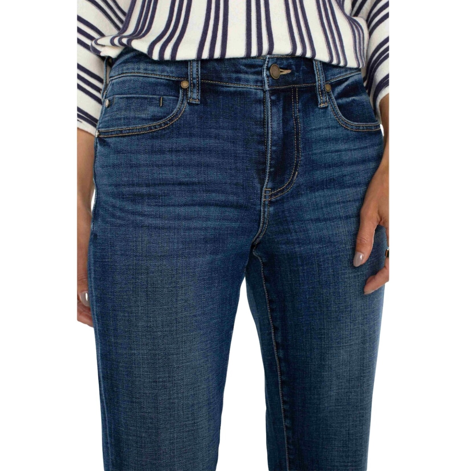Liverpool Marley GF Cuffed Denim