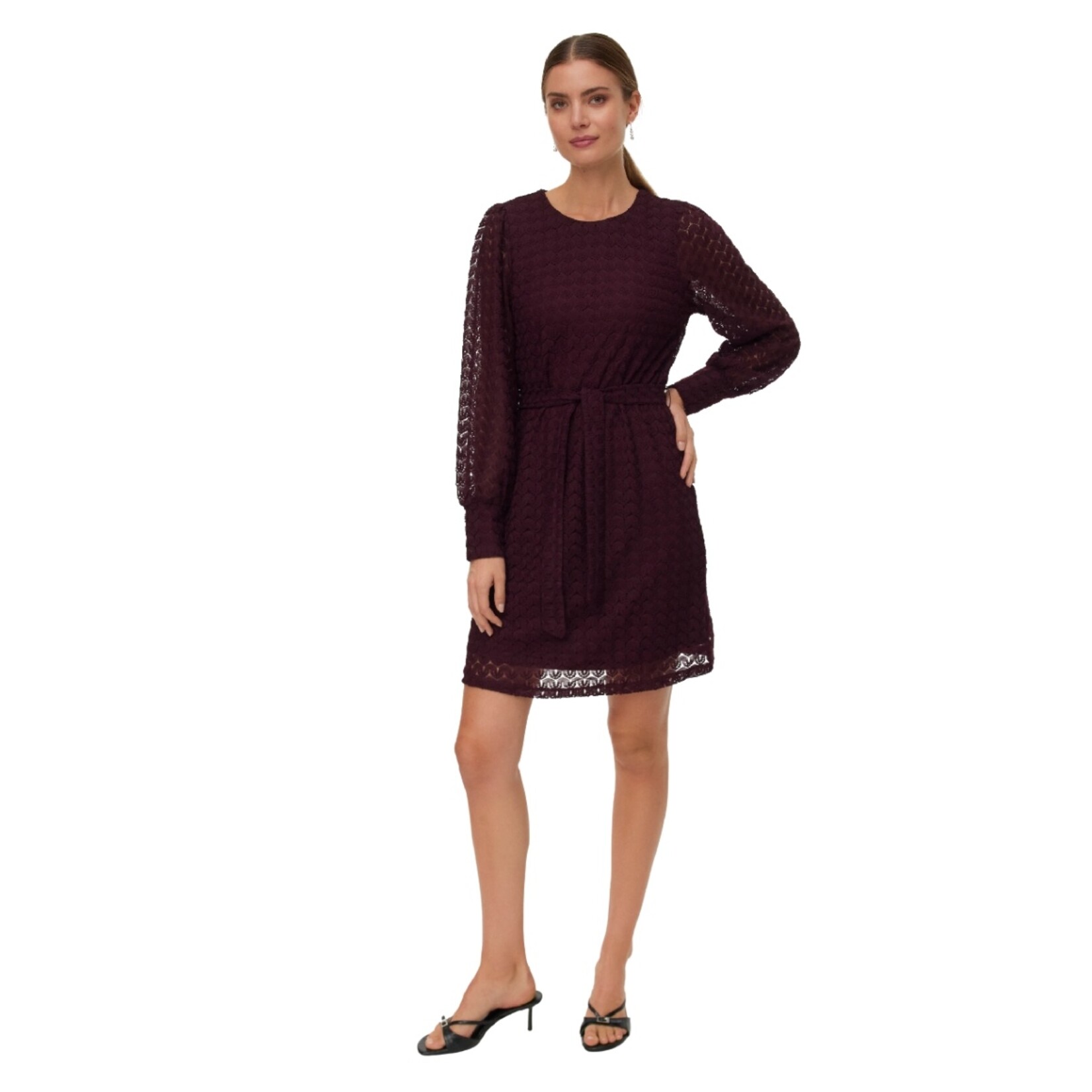 Vero Moda Blaire Lace Dress - Winetasting