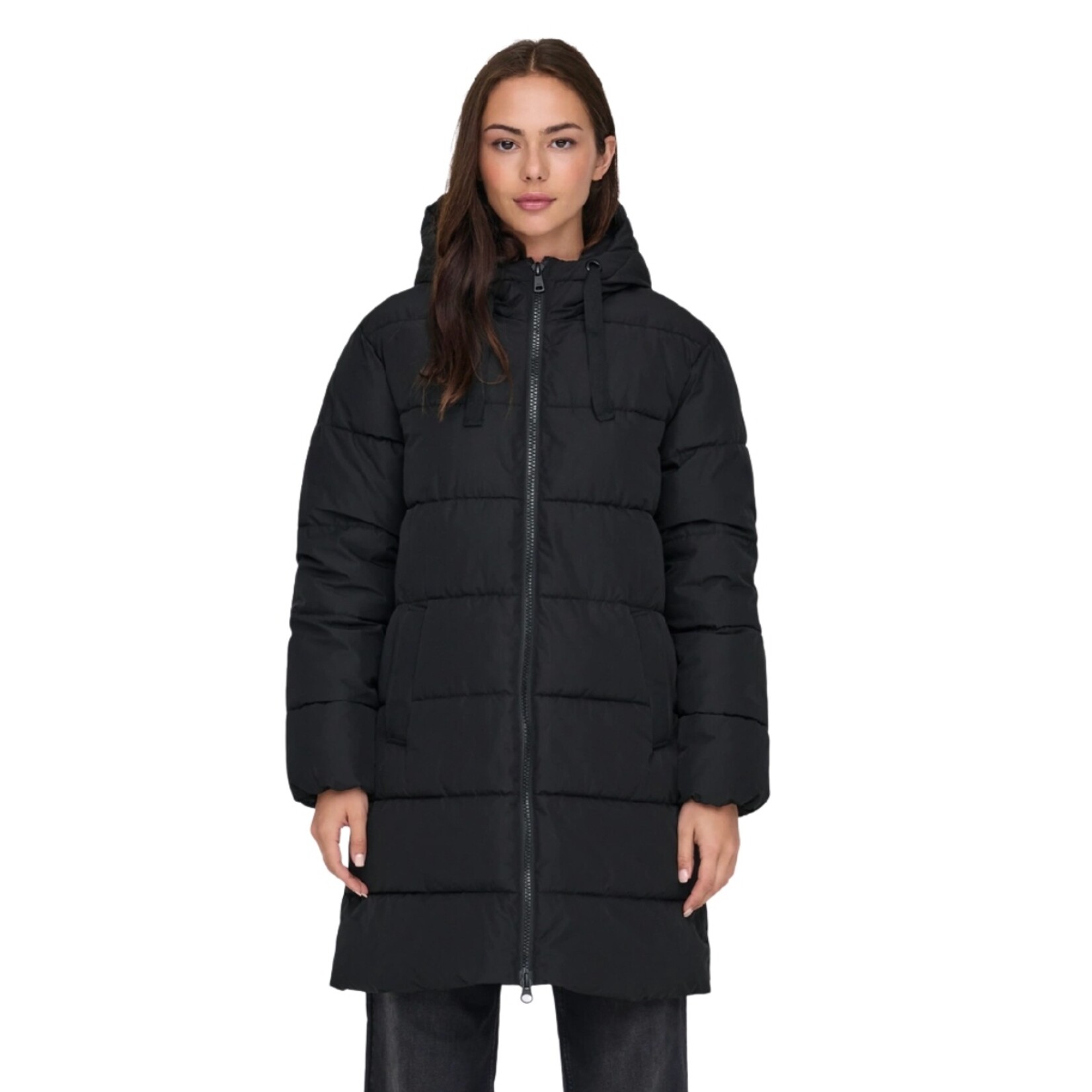 Only Dakota Mid Length Coat - Black