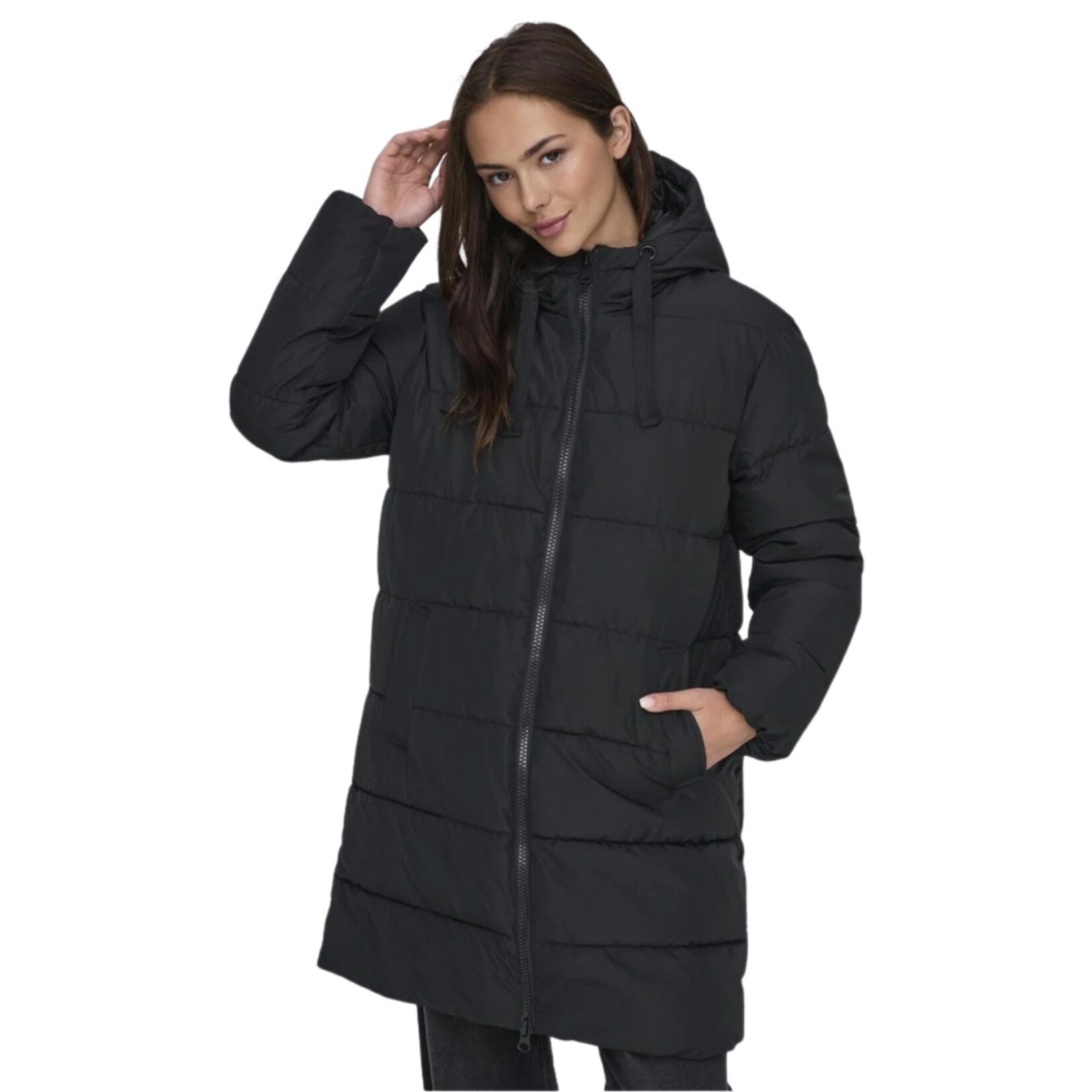 Only Dakota Mid Length Coat - Black
